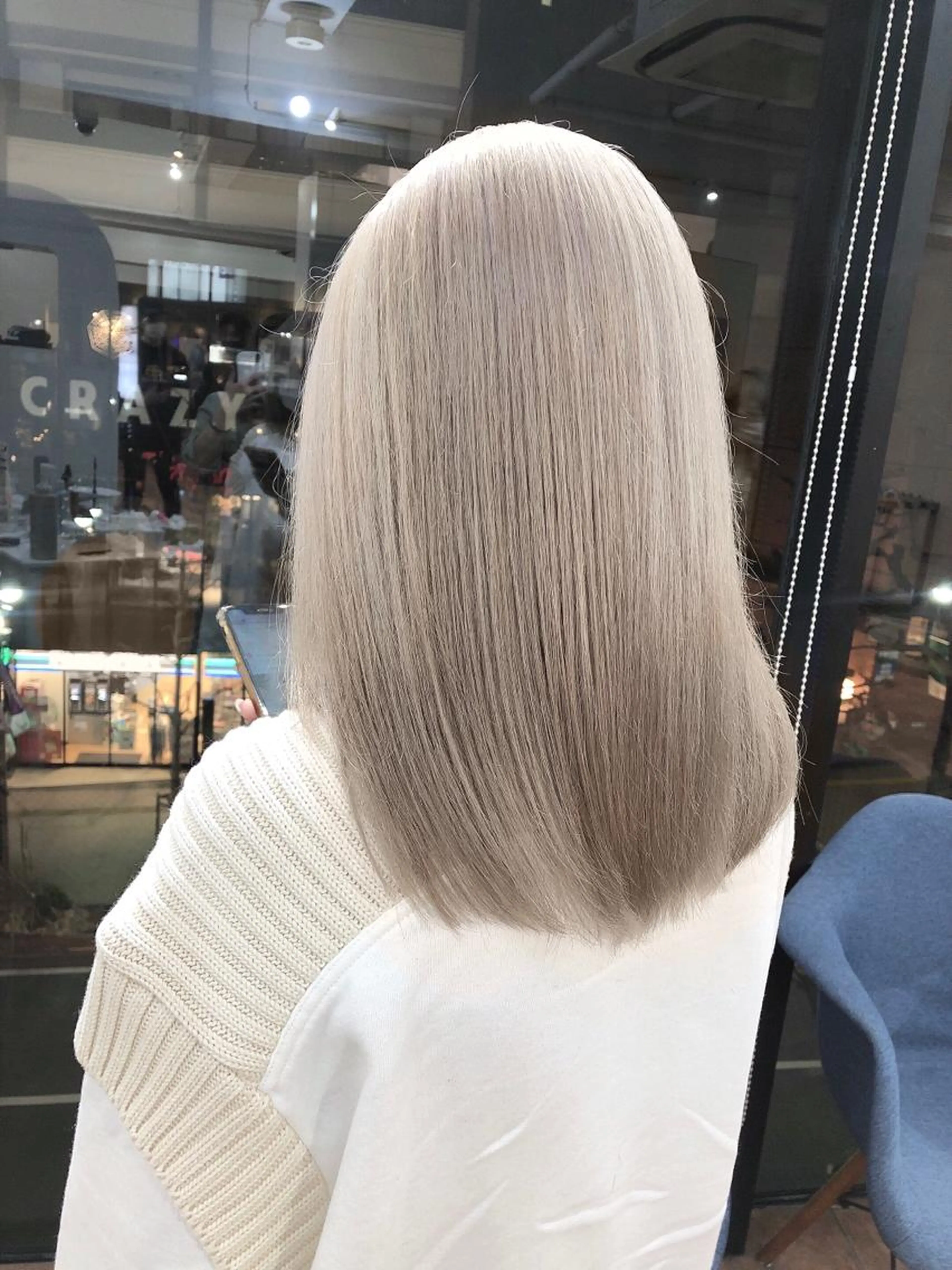 【ケアブリーチ使用🌟】2回ブリーチ+カラー+Aujua2stepトリートメントの写真