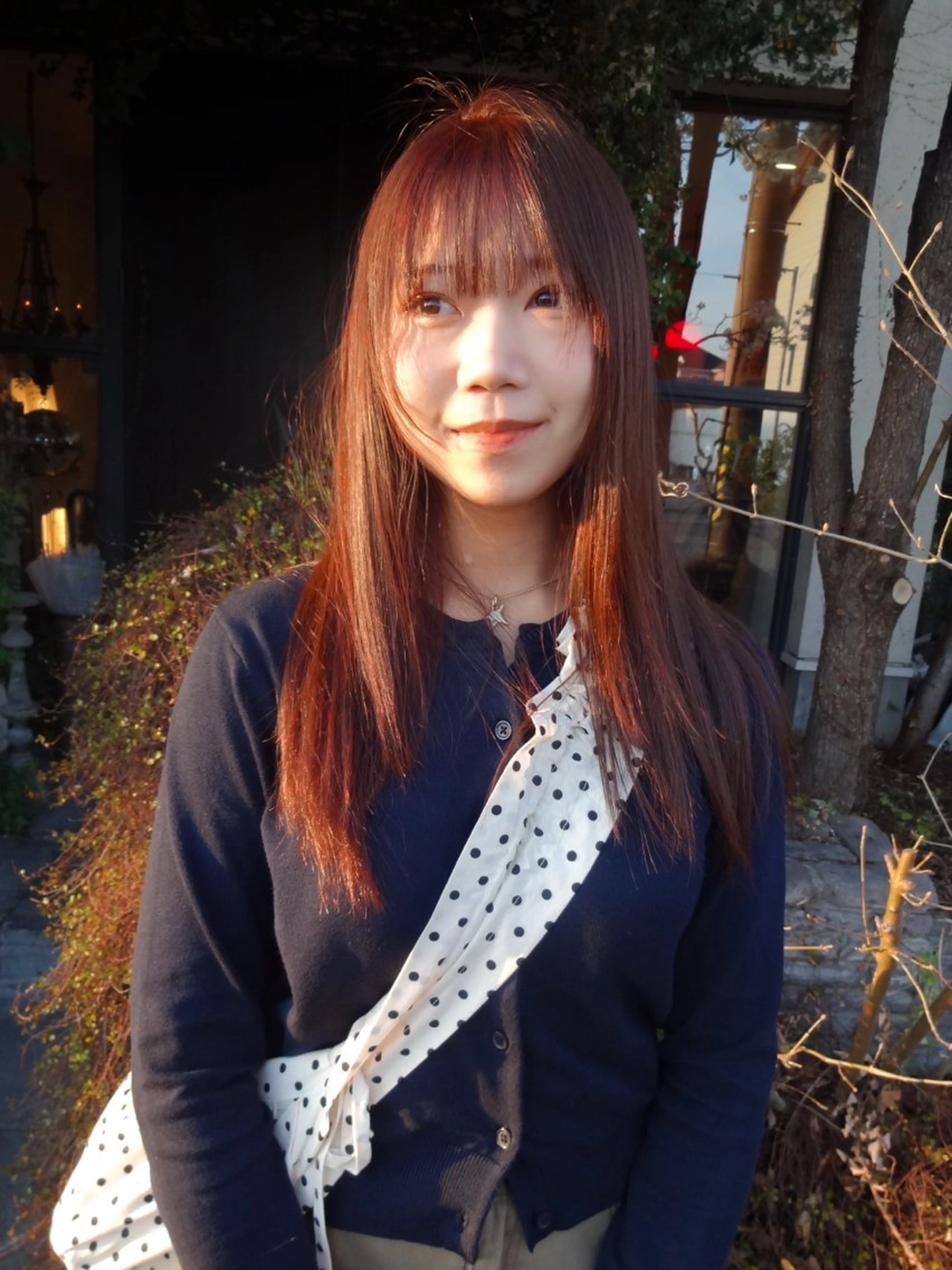 セミロング カラー 太田 妃香/岡崎美容室のヘアスタイル