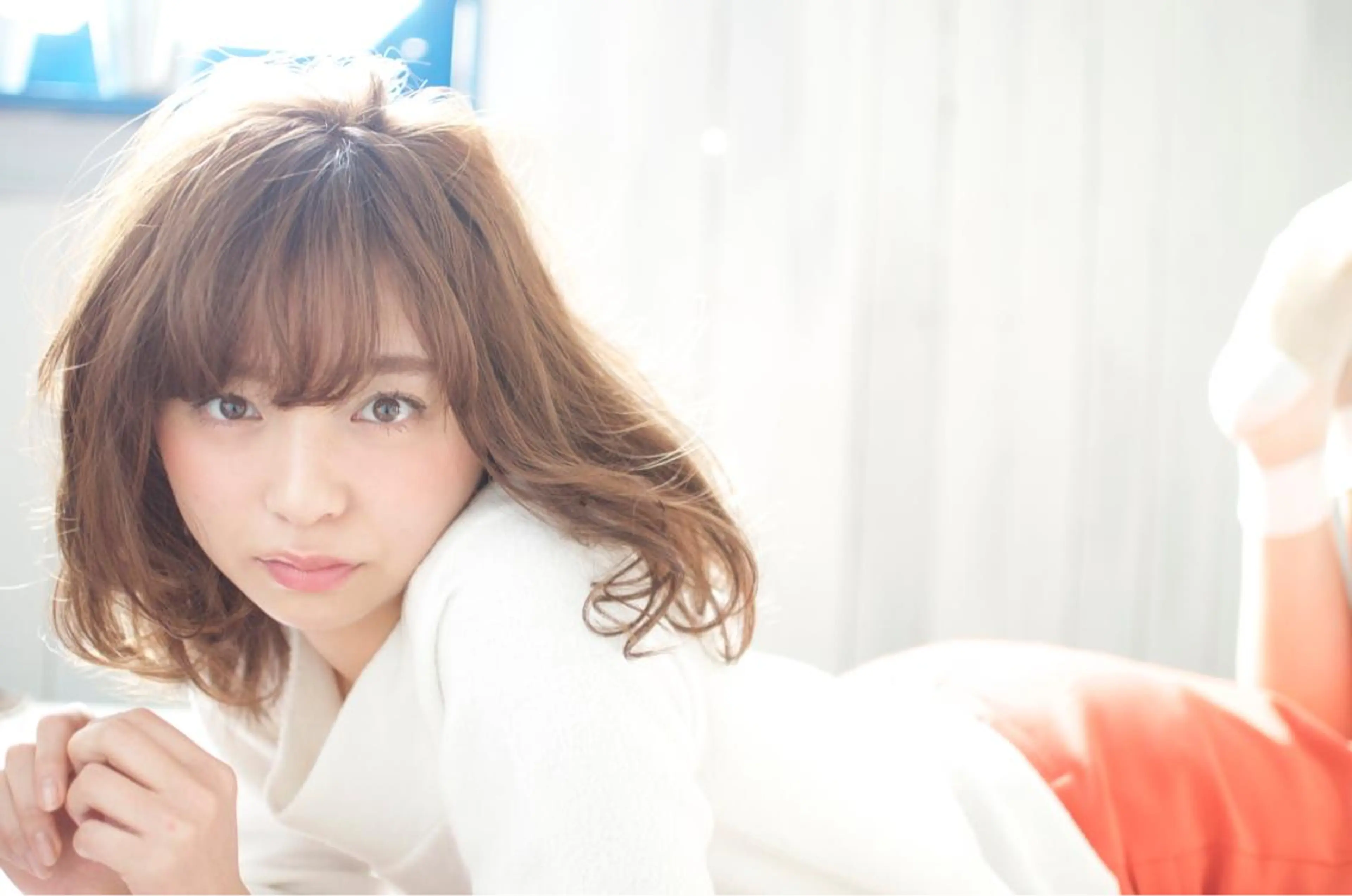 ミディアム カラー パーマ クレドガーデン柏店所属・クレドガーデン 柏のヘアスタイル