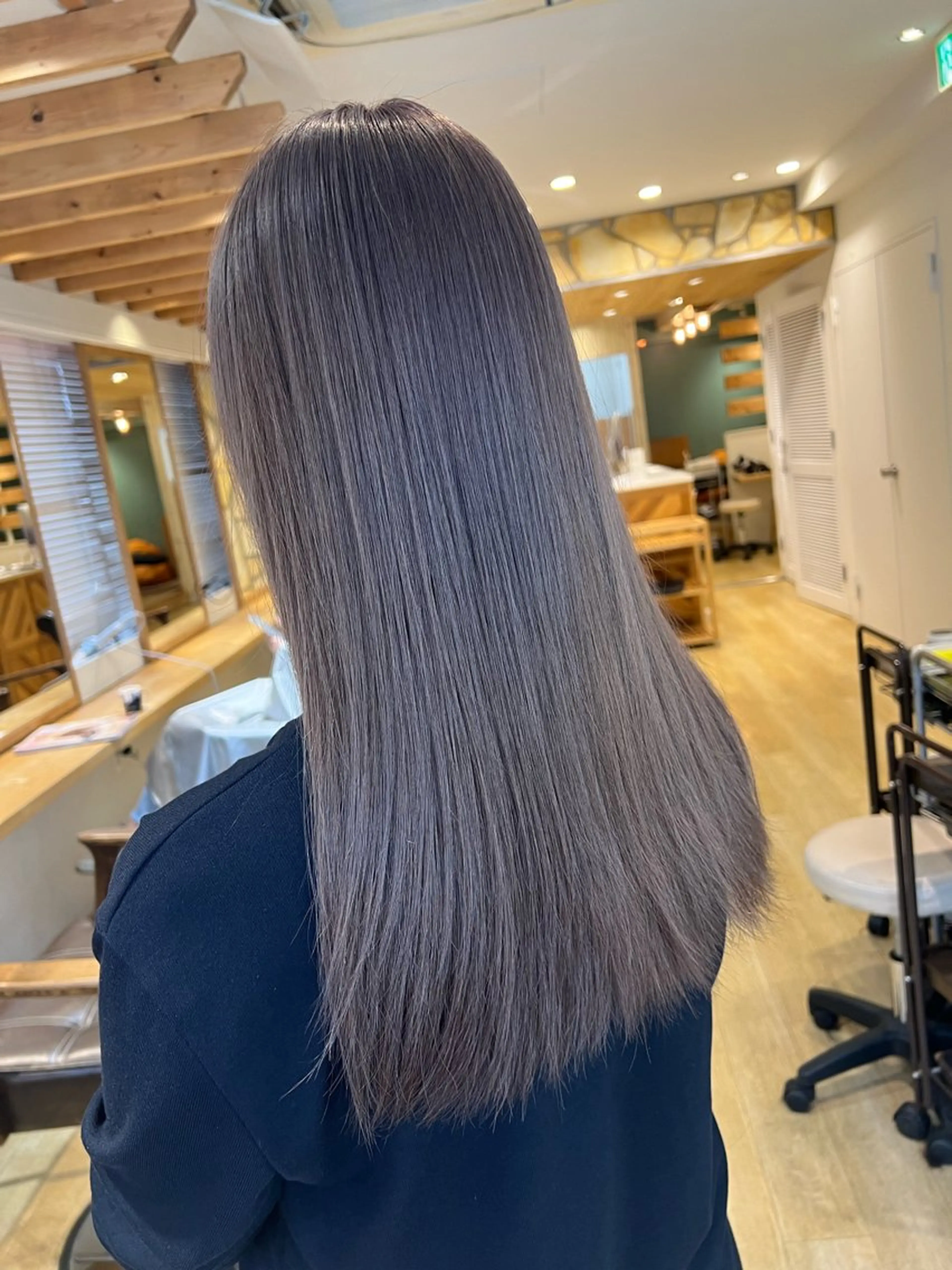 ロング カット ヘアカラー 渋谷ハイトーン/ デザインカラー阿部のヘアスタイル