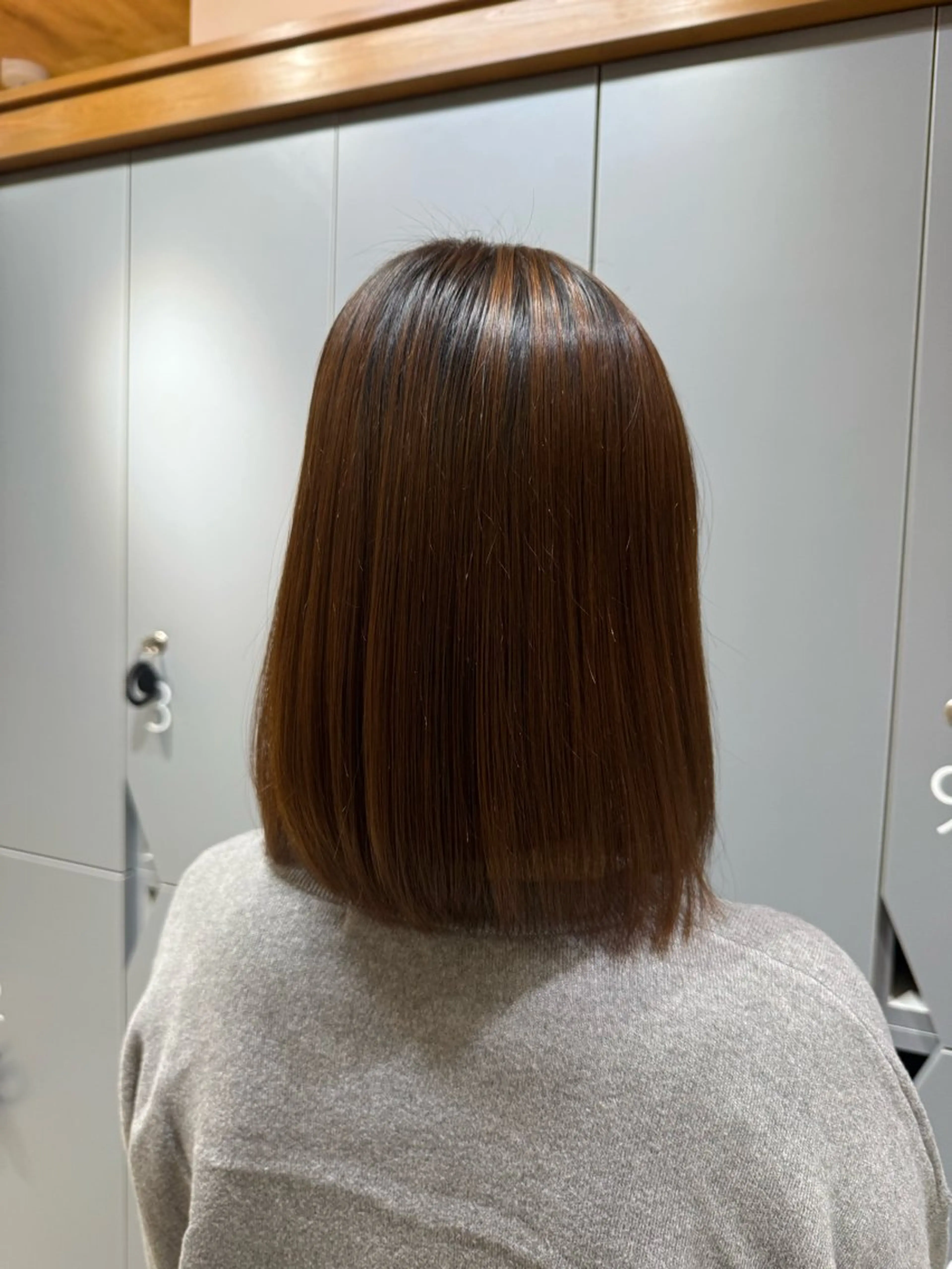 カット+縮毛矯正の写真