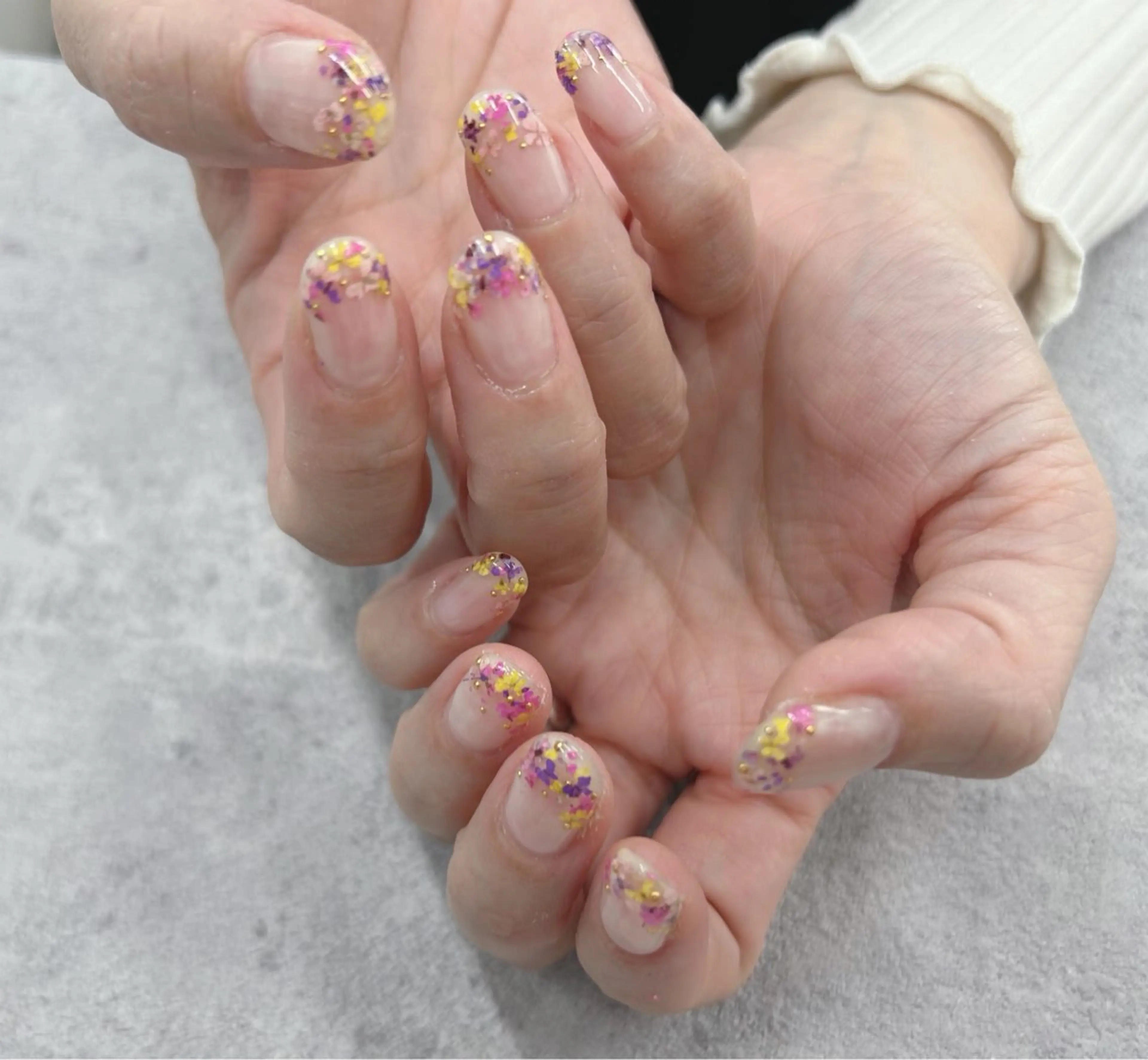 ネイル フレンチネイル ハンドネイル Nail Salon agré所属・agré ネイルサロン アグレのネイルデザイン