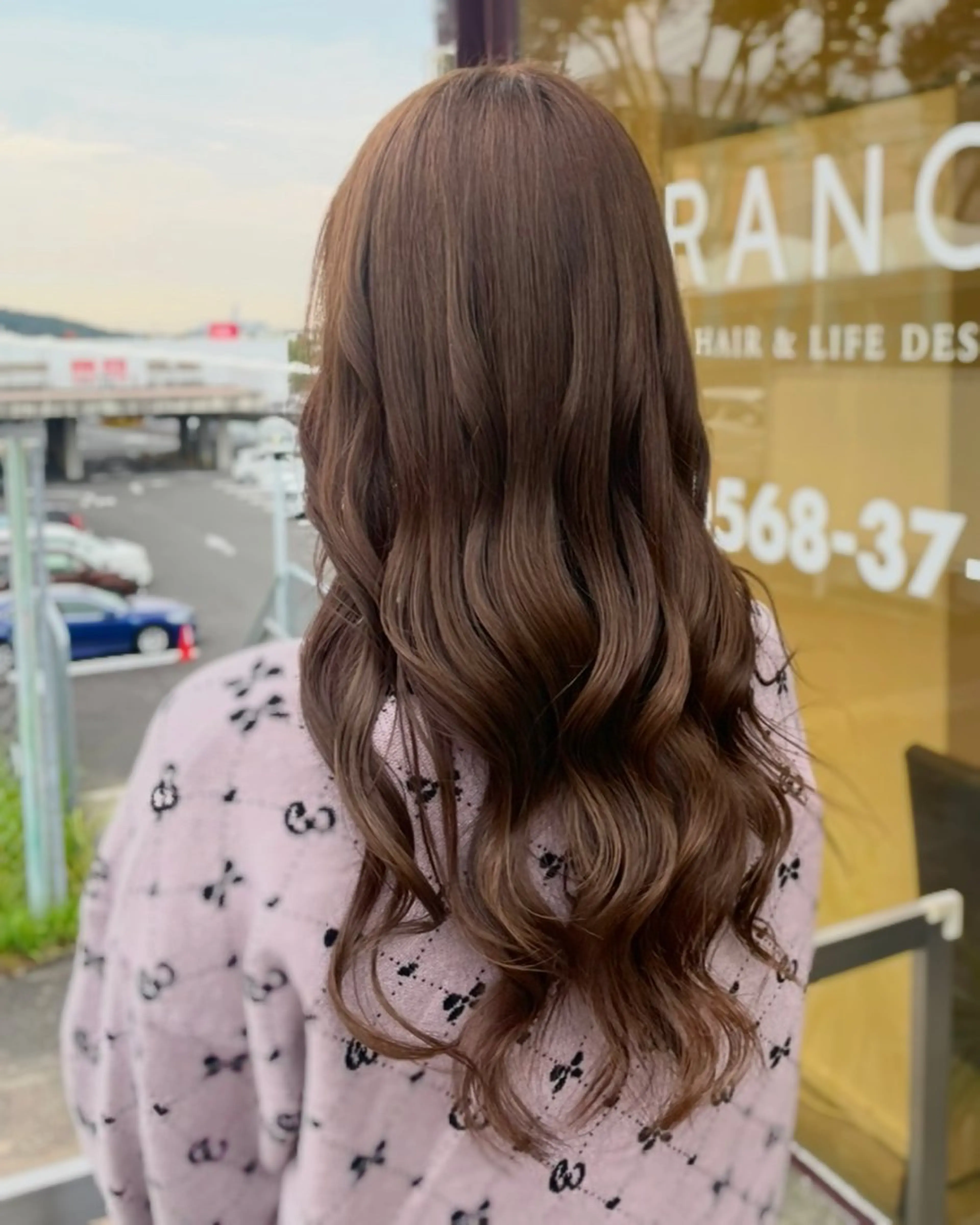 ロング 韓国風ヘア ヘアカラー BRANCHÉ 高蔵寺☘️ねねほ☘️のヘアスタイル