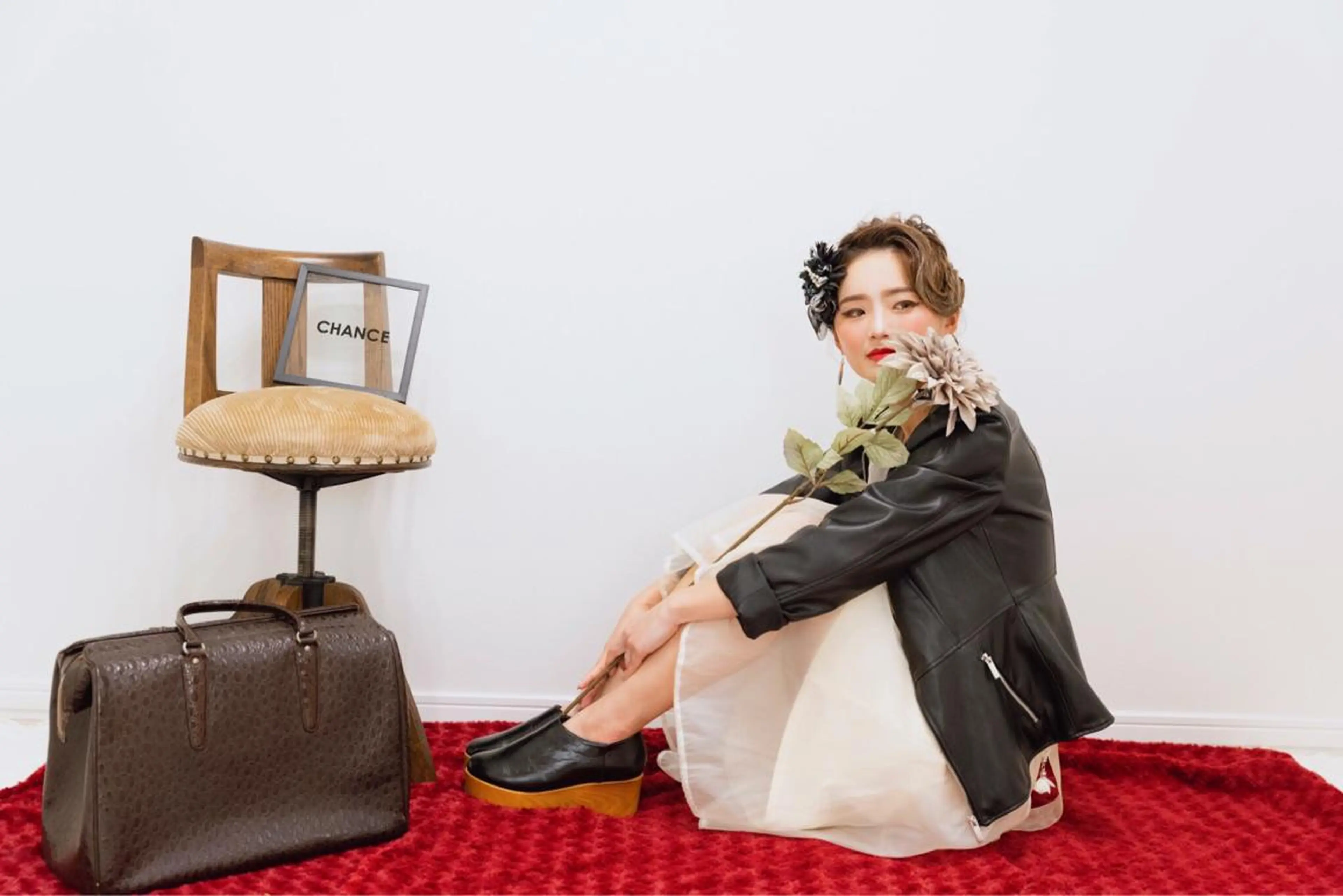 ヘアアレンジ 結婚式・ブライダル 野咲き 美容室のマツエク・マツパデザイン