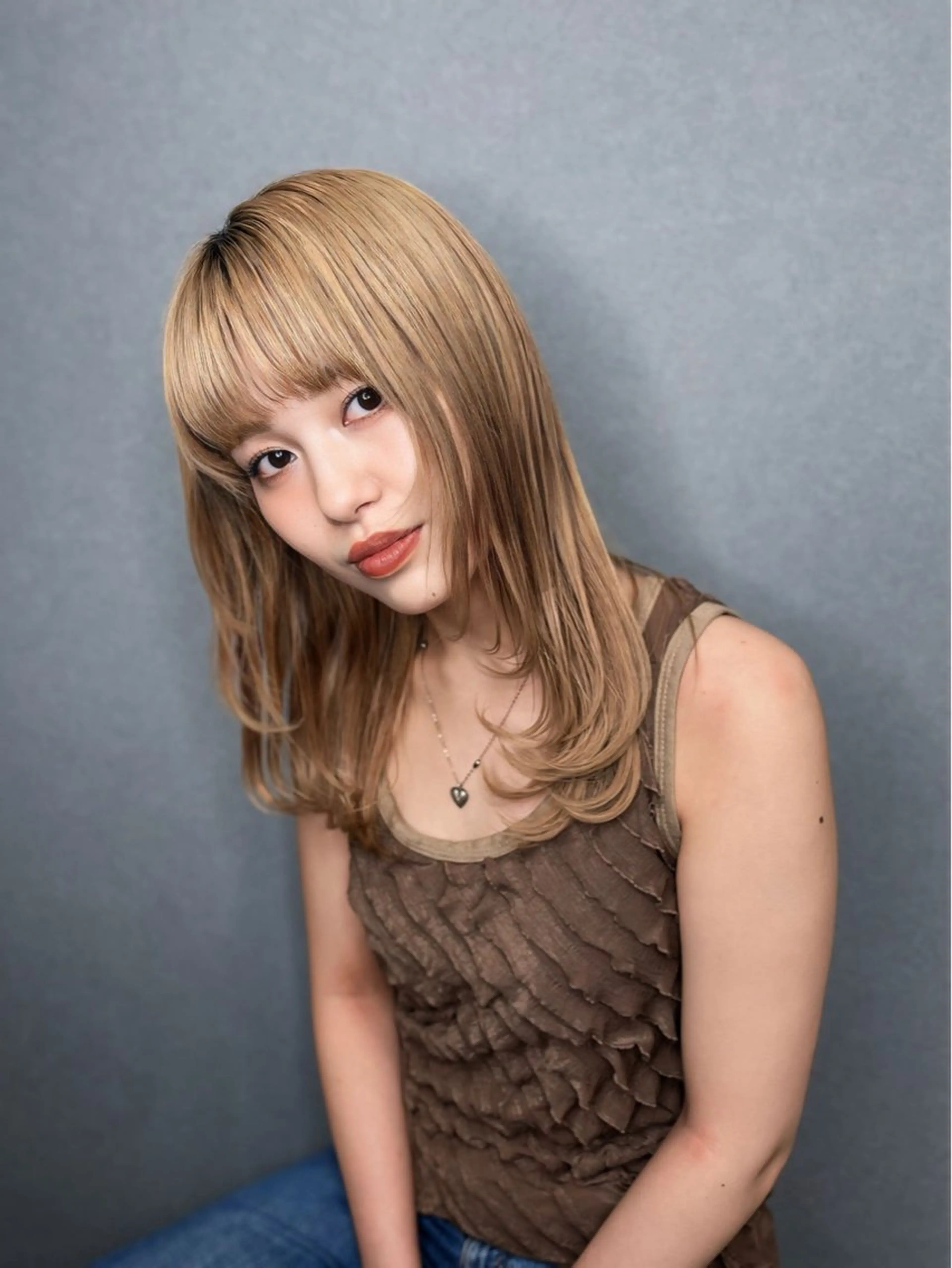 ロング カット ヘアカラー トリートメント 朝5分でキマる艶髪 /ヤマダのヘアスタイル