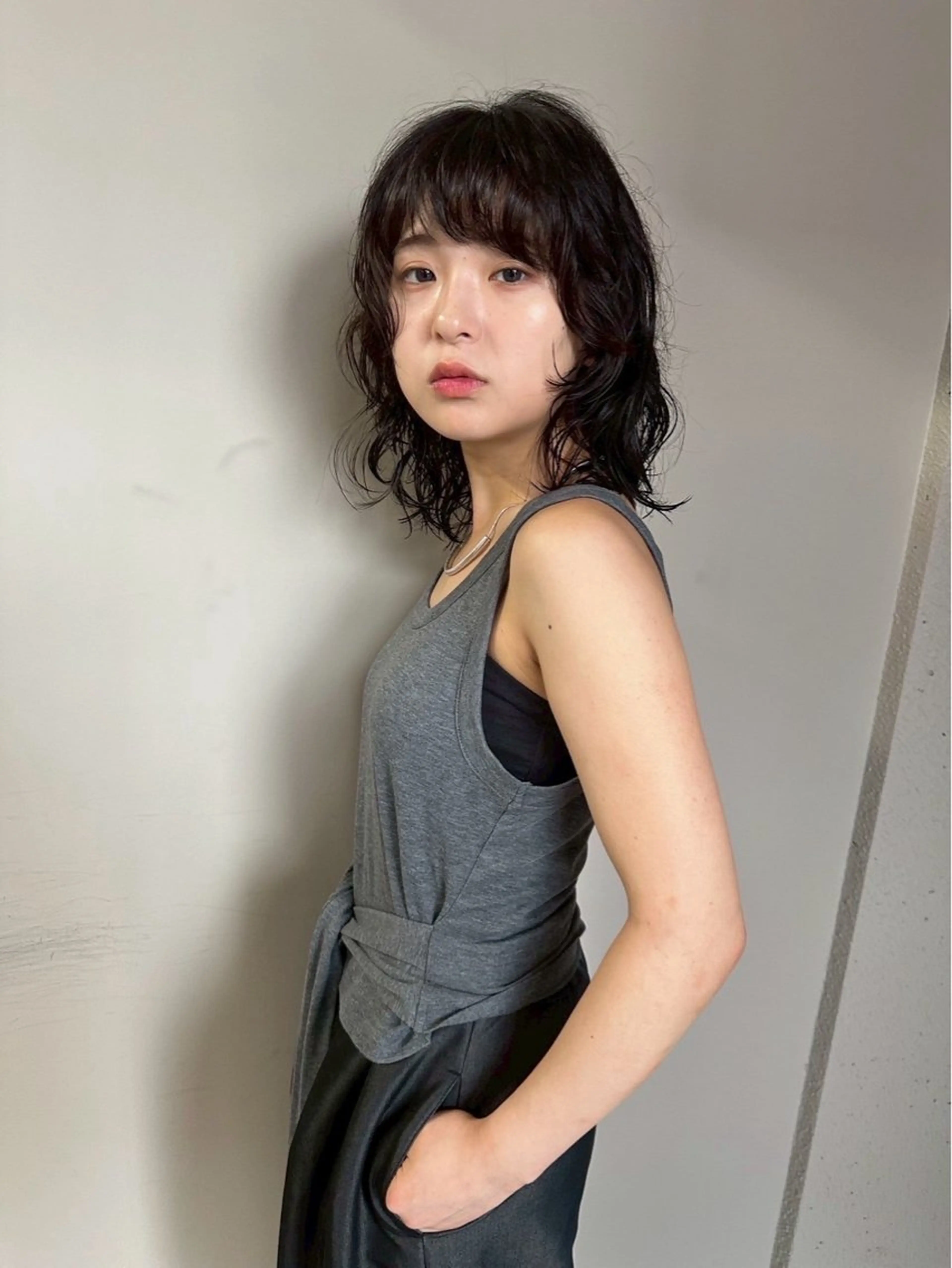 ミディアム 透明感ダブルカラー/ 諸岡ひばりのヘアスタイル