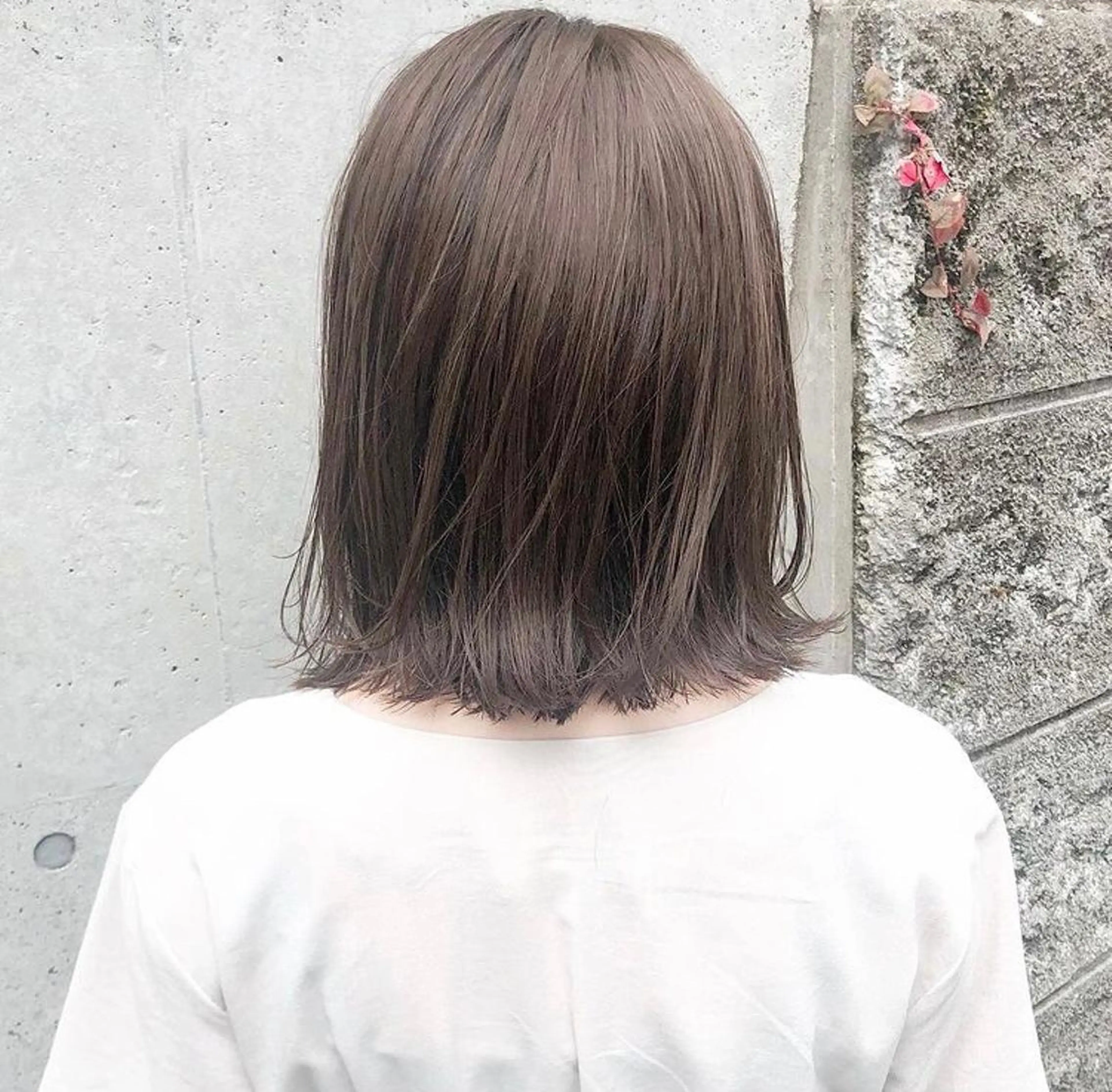 ミディアム カラー カット ヘアカラー トリートメント HATSUMEI ゆうまのヘアスタイル