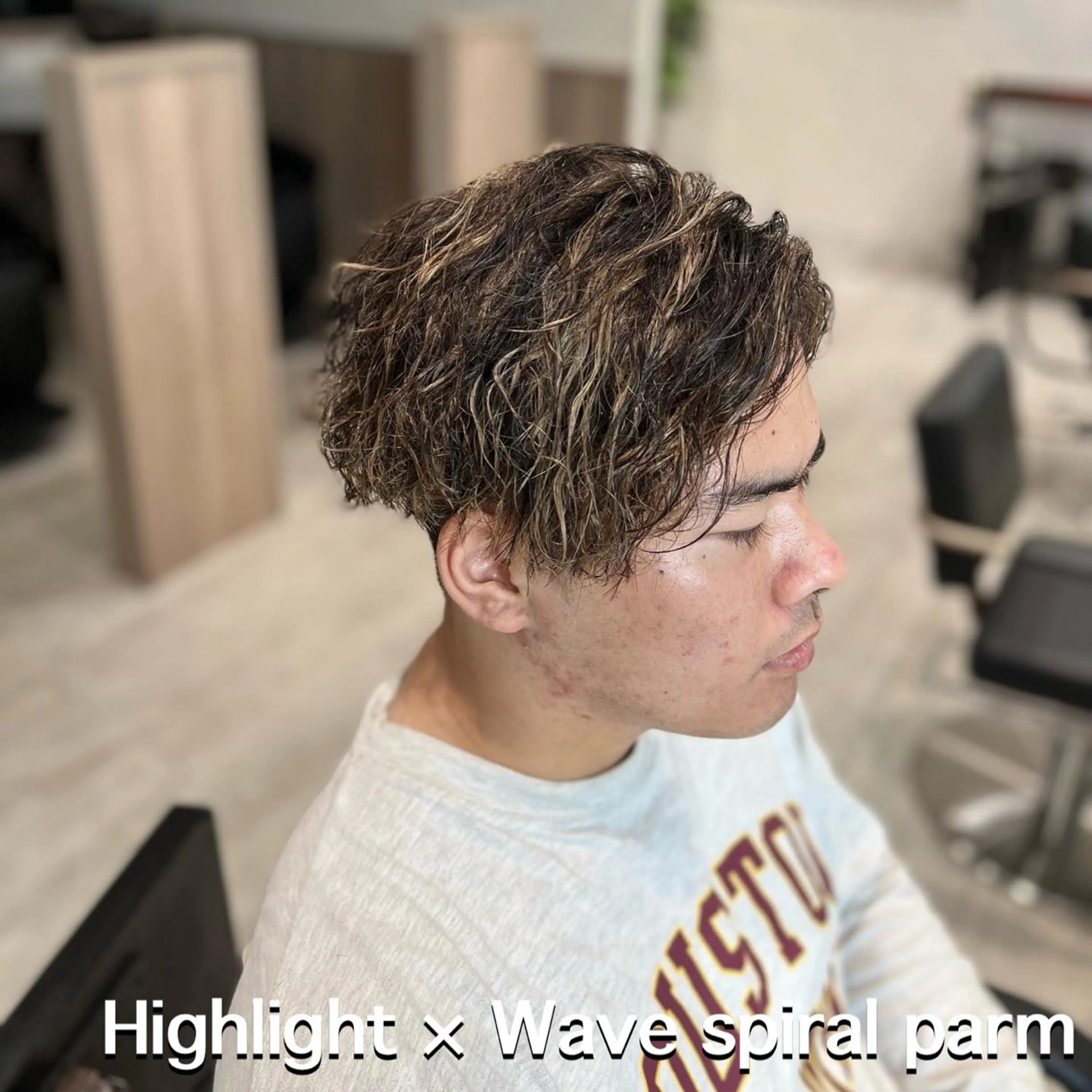 パーマ メンズ カット パーマ Camishi所属・瀬野凌介/メンズ カット/パーマのヘアスタイル