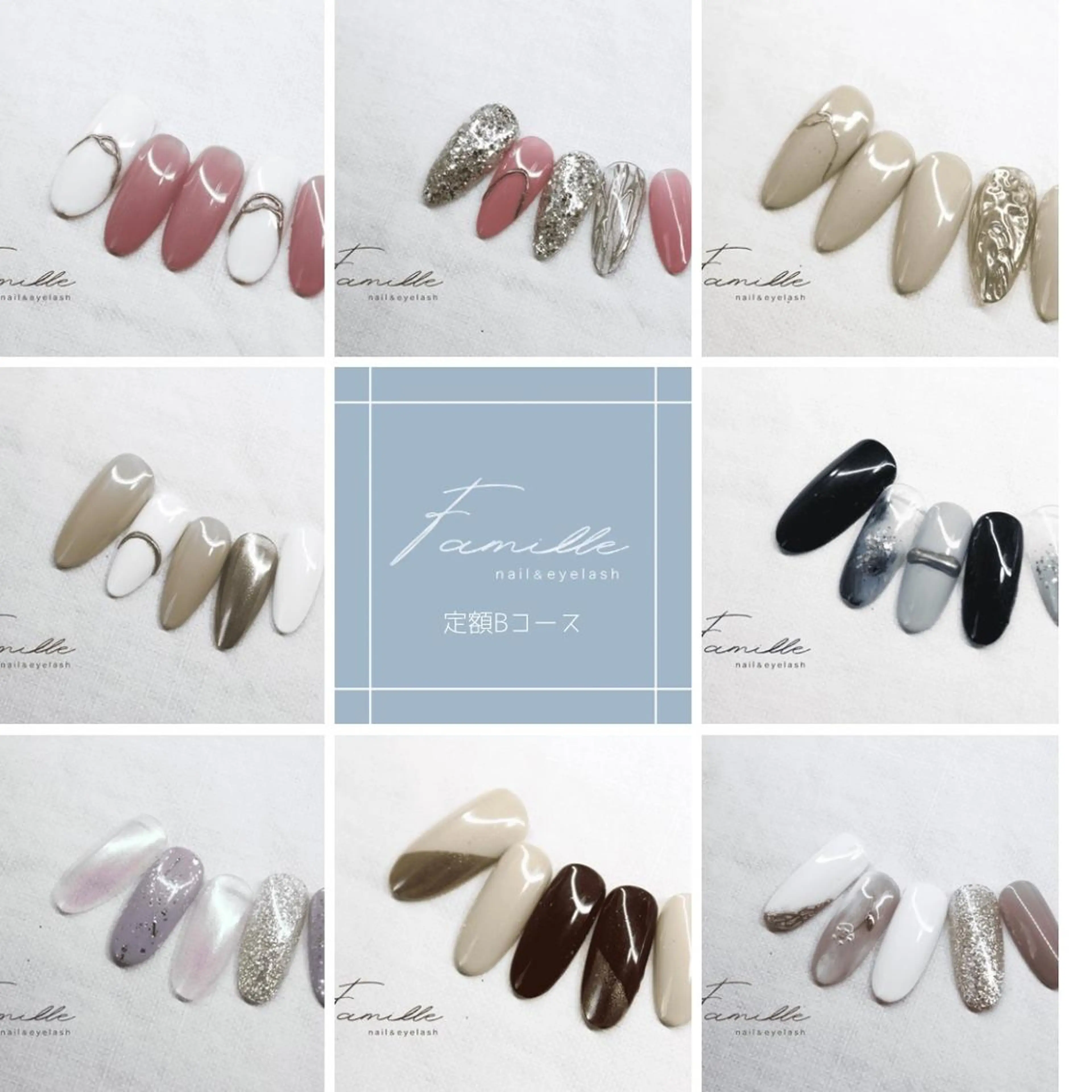 【新規】オフ無料★定額Bコース✨お写真の中からデザイン選べます✨配置変更・色変更OKの写真