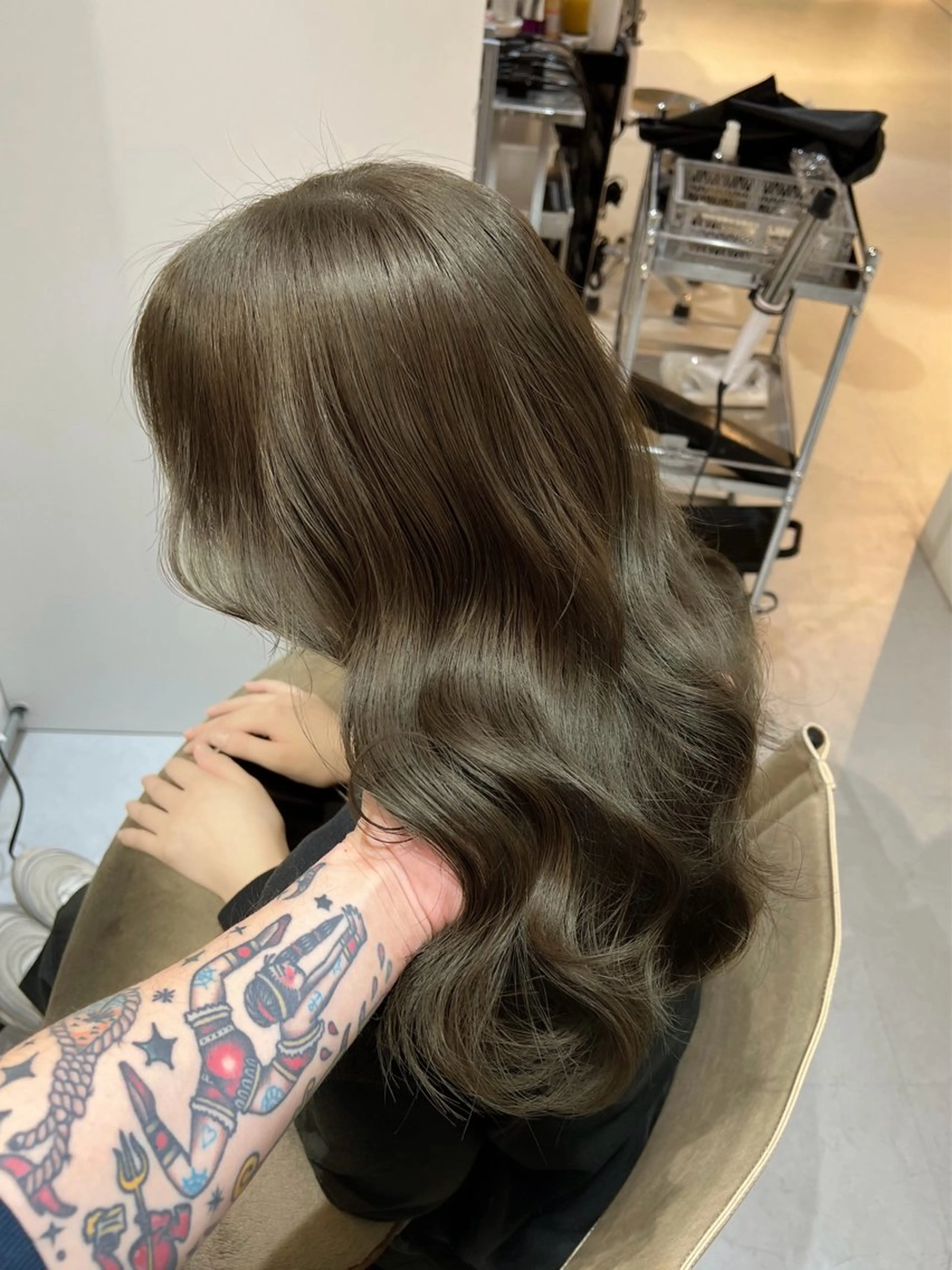 セミロング カラー ヘアアレンジ ✨韓国/外国人風✨ 江原巧のヘアスタイル