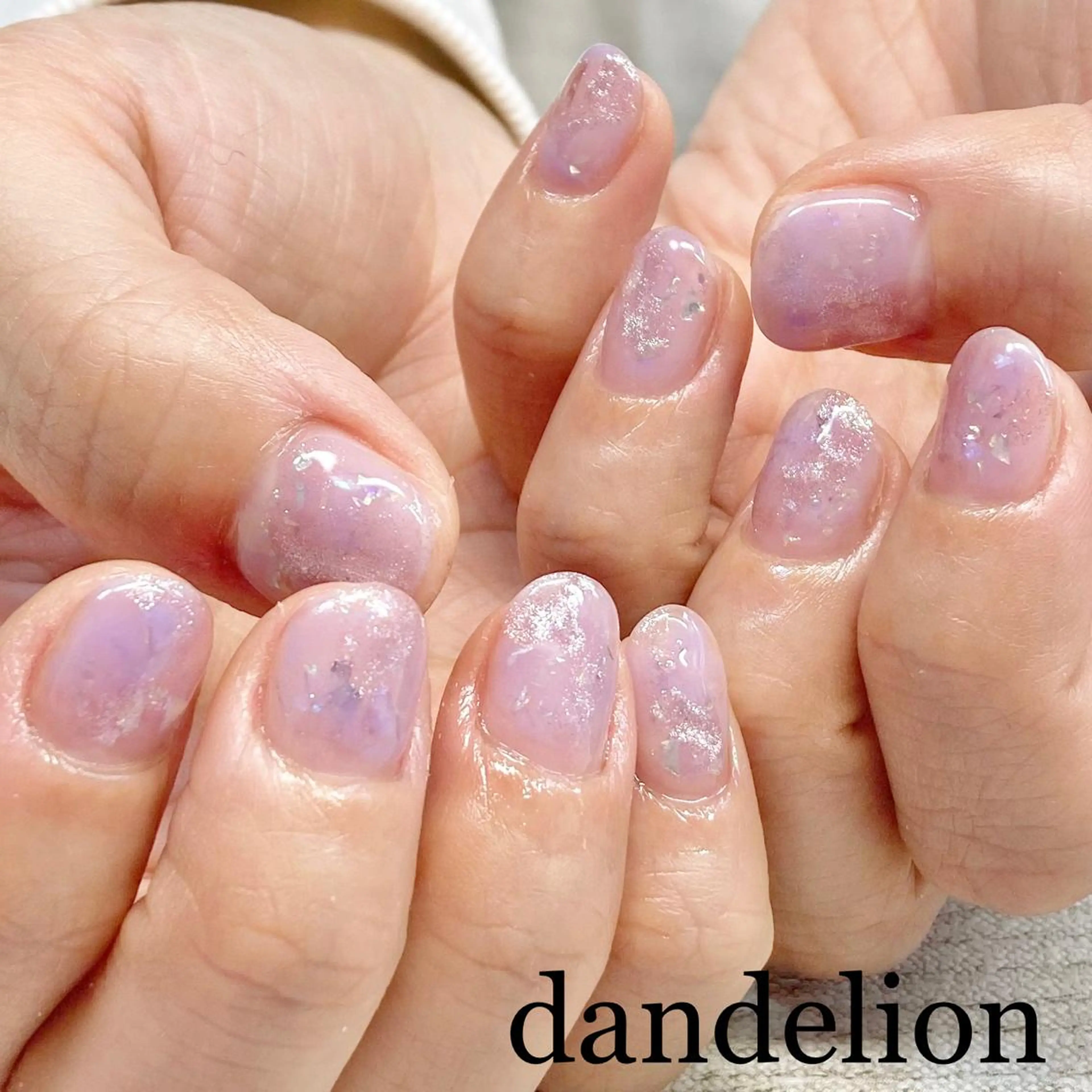 ネイル ハンドネイル ハンドケア dandelion ダンデライオンのネイルデザイン