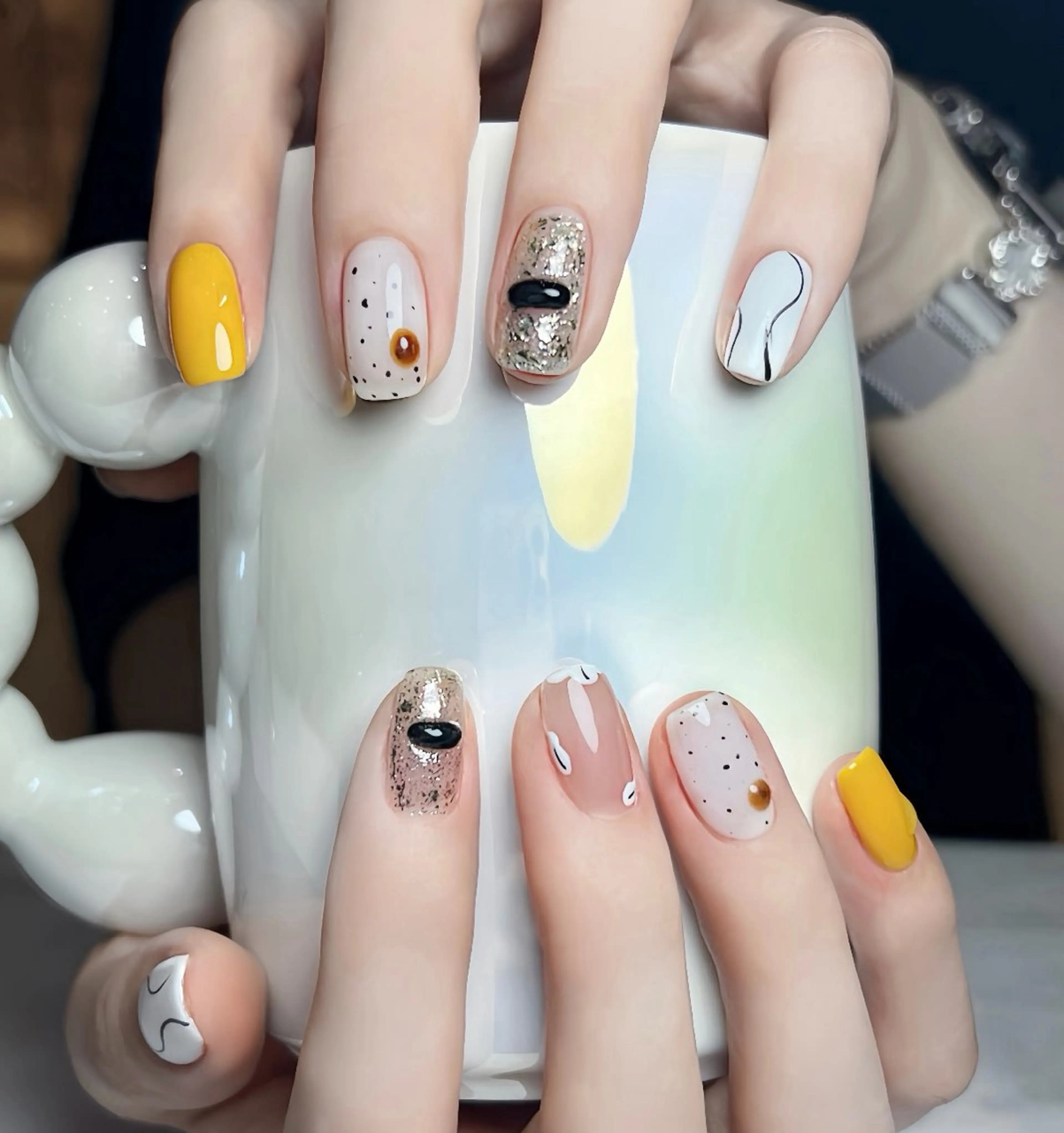 ネイル ニュアンスネイル ハンドネイル Maylie Nail所属・キイ サロンのネイルデザイン