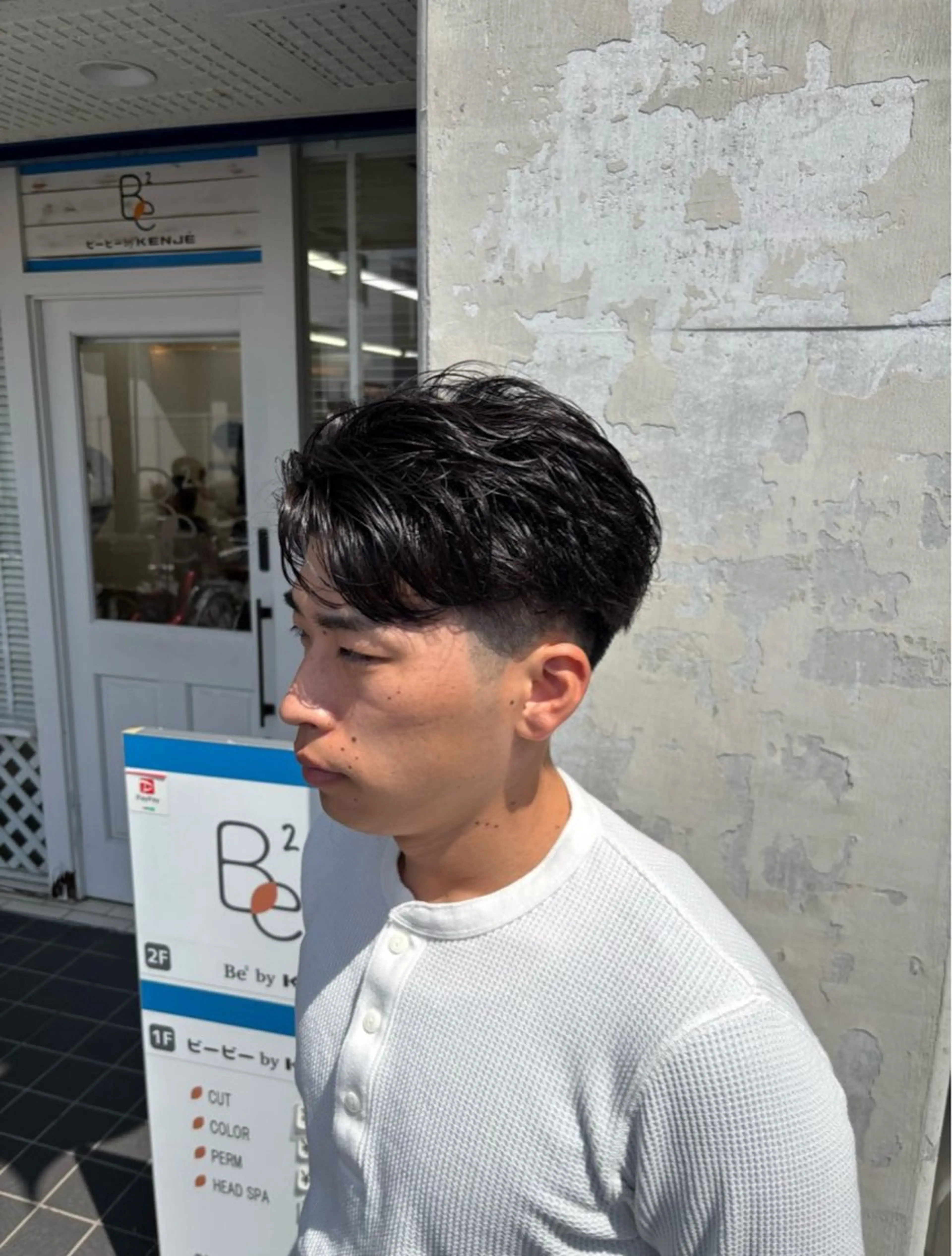 メンズ 上𦚰 慶のヘアスタイル