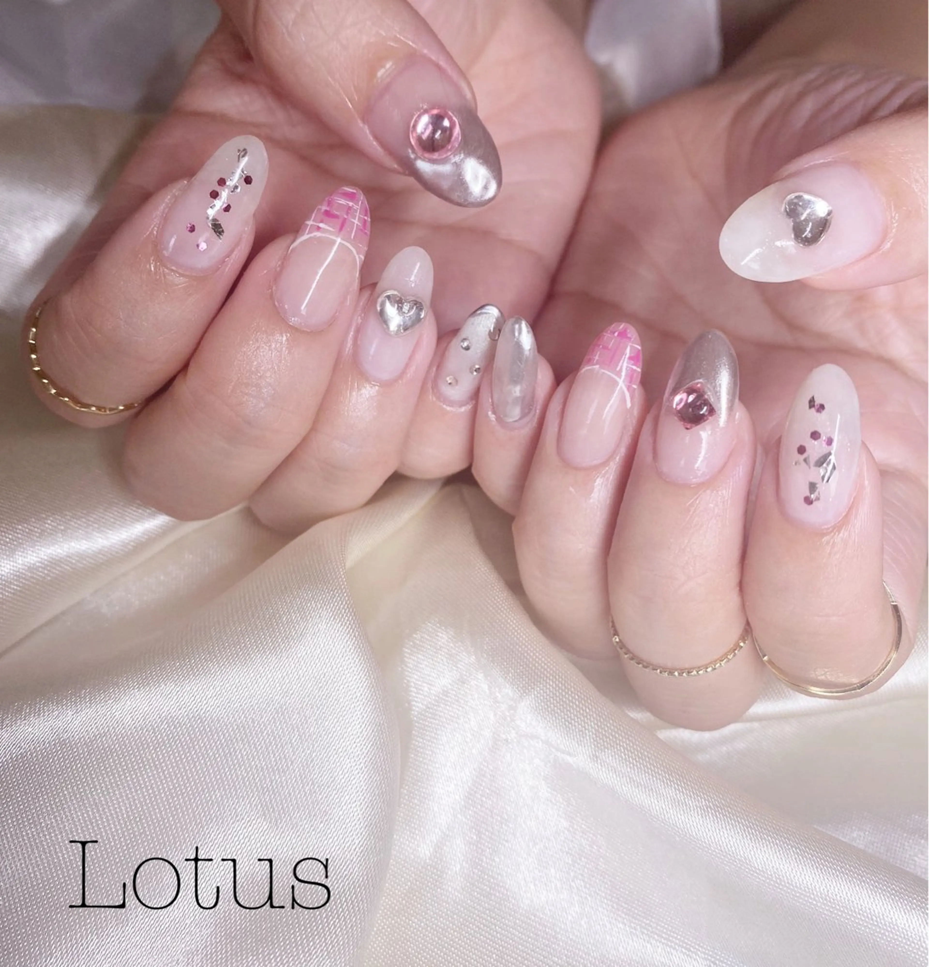 ネイル ハンドネイル ネイル＆脱毛 Lotus🌸のネイルデザイン