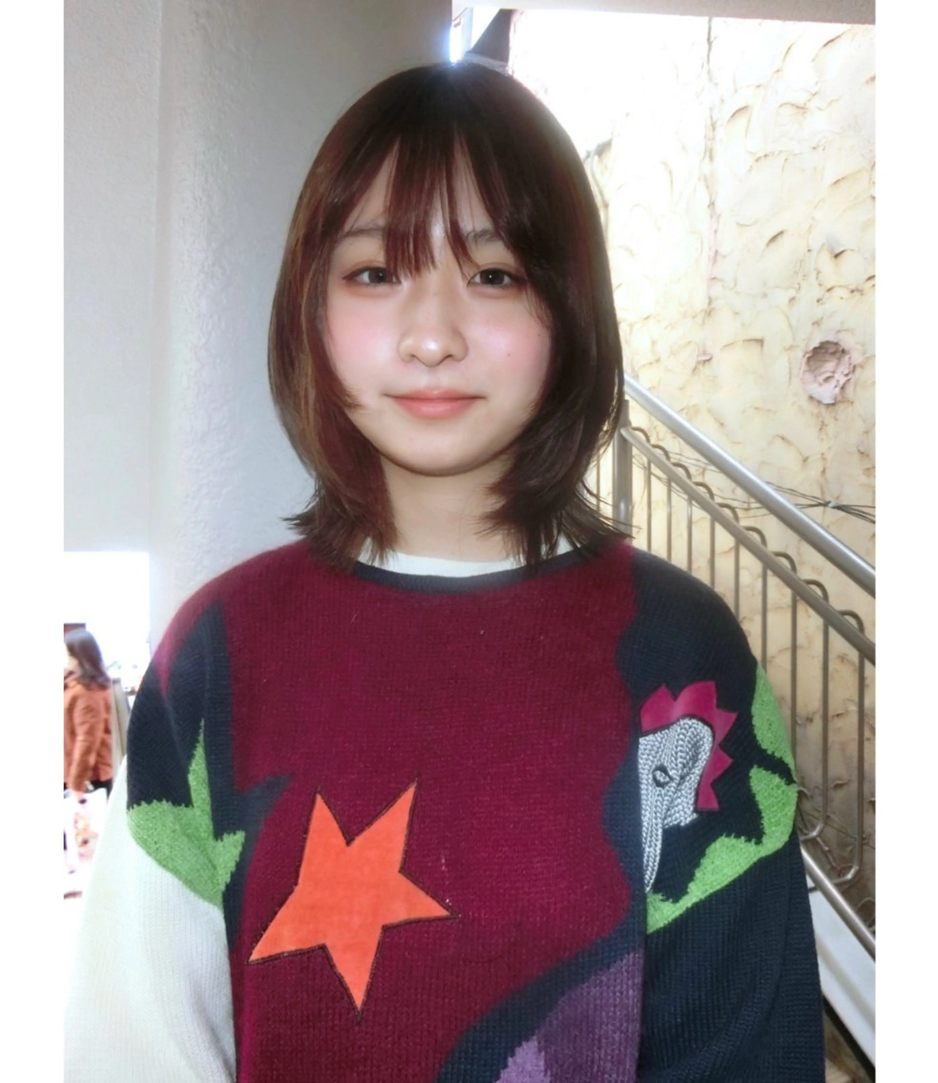 ミディアム ミディアムレイヤー レイヤーカット ハッシュカット/ MAYAのヘアスタイル