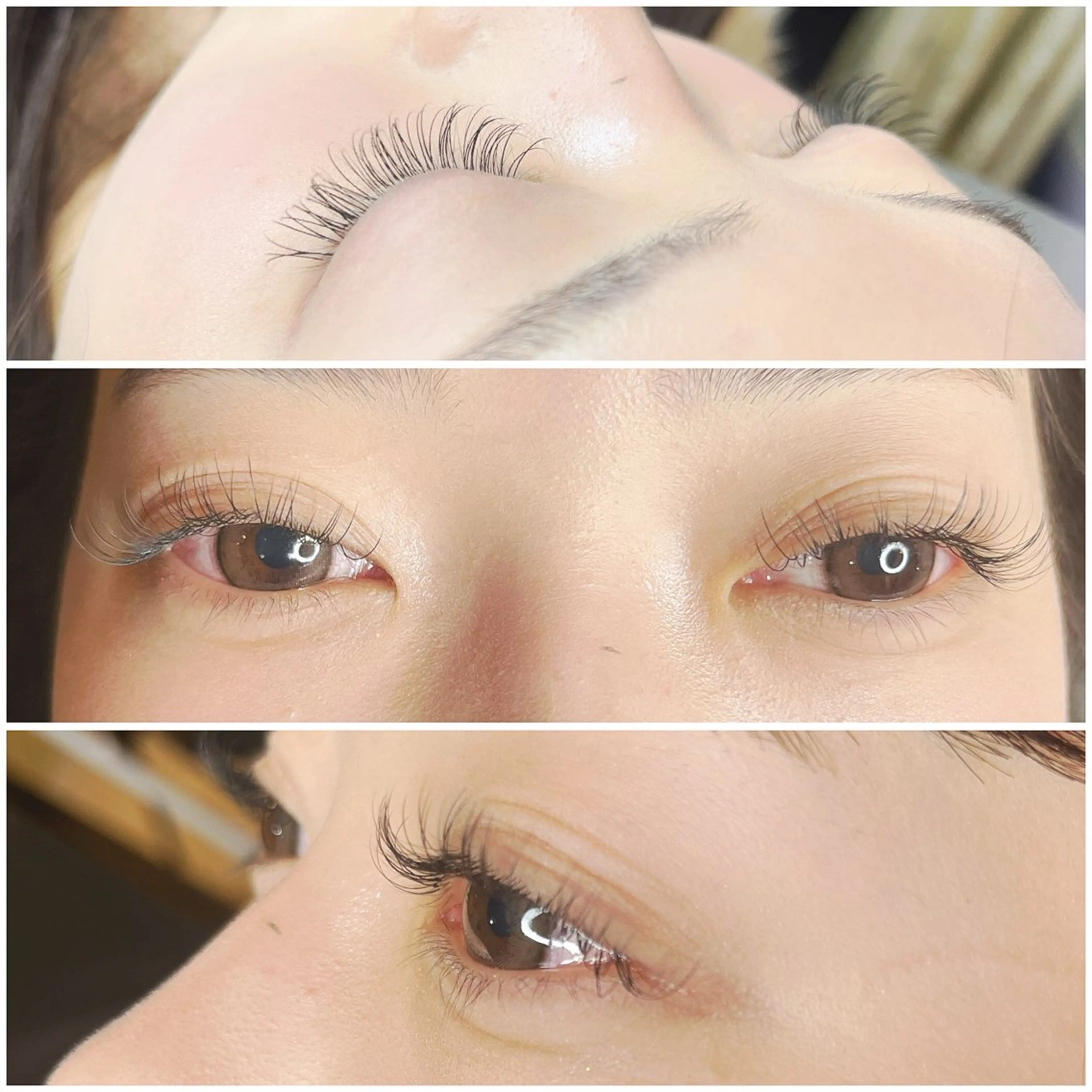 マツエク・マツパ Dカール 目尻長め Tanemoto NAKATAのマツエク・マツパデザイン