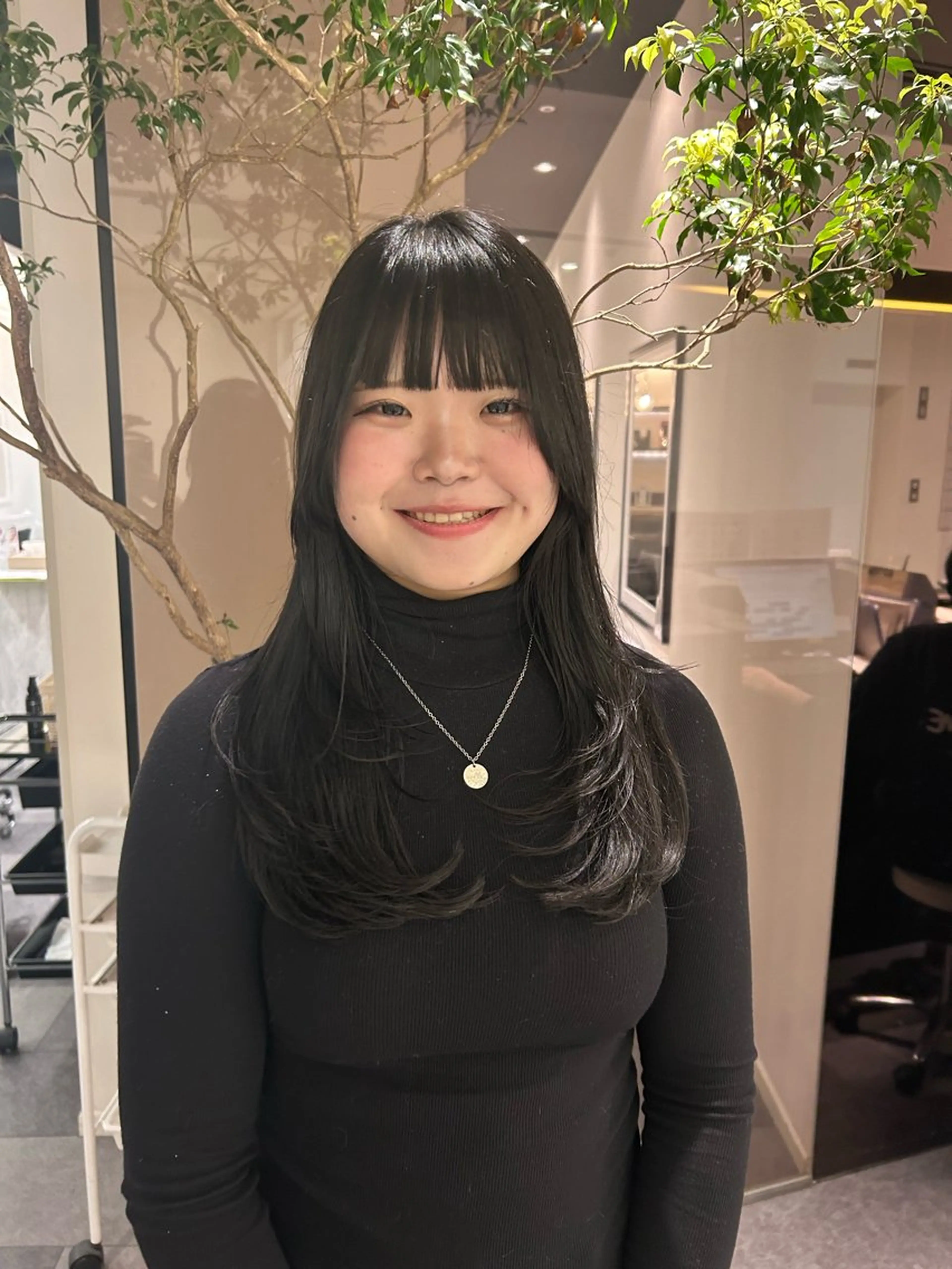 ロング 中原 優美のヘアスタイル