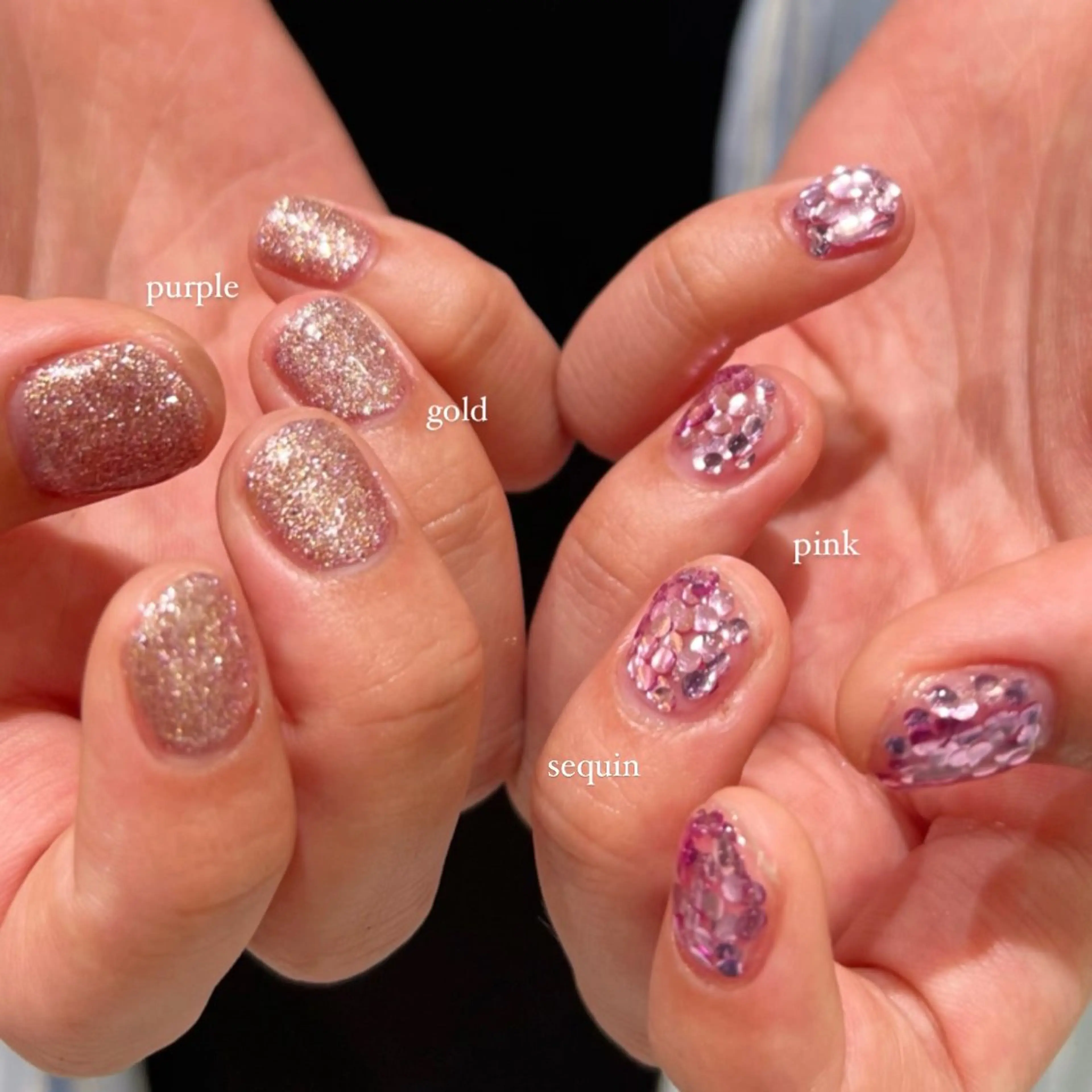 ネイル キラキラネイル ハンドネイル オシャレデザイン 🧺🪽/SHUNOのヘアスタイル