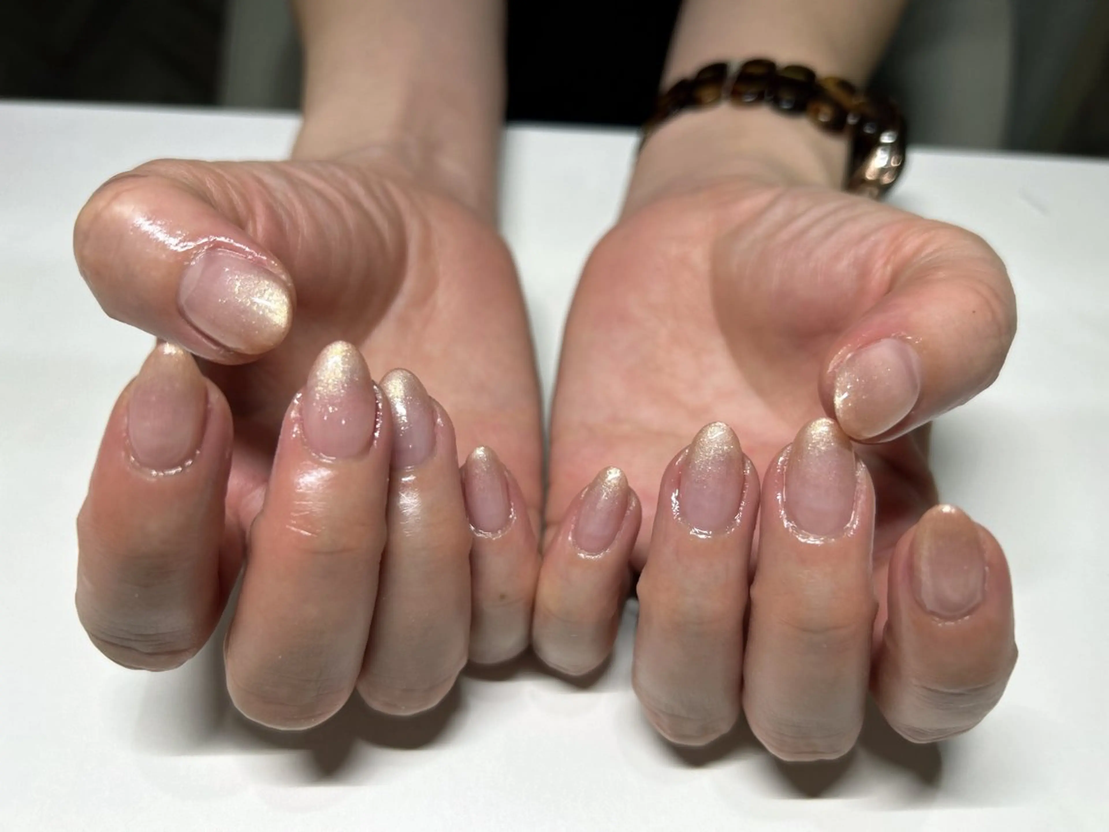 ネイル アートネイル フレンチネイル ジェルネイル グラデーション マグネットネイル ハンドネイル Miss:R 中津店所属・加藤 洋美のネイルデザイン