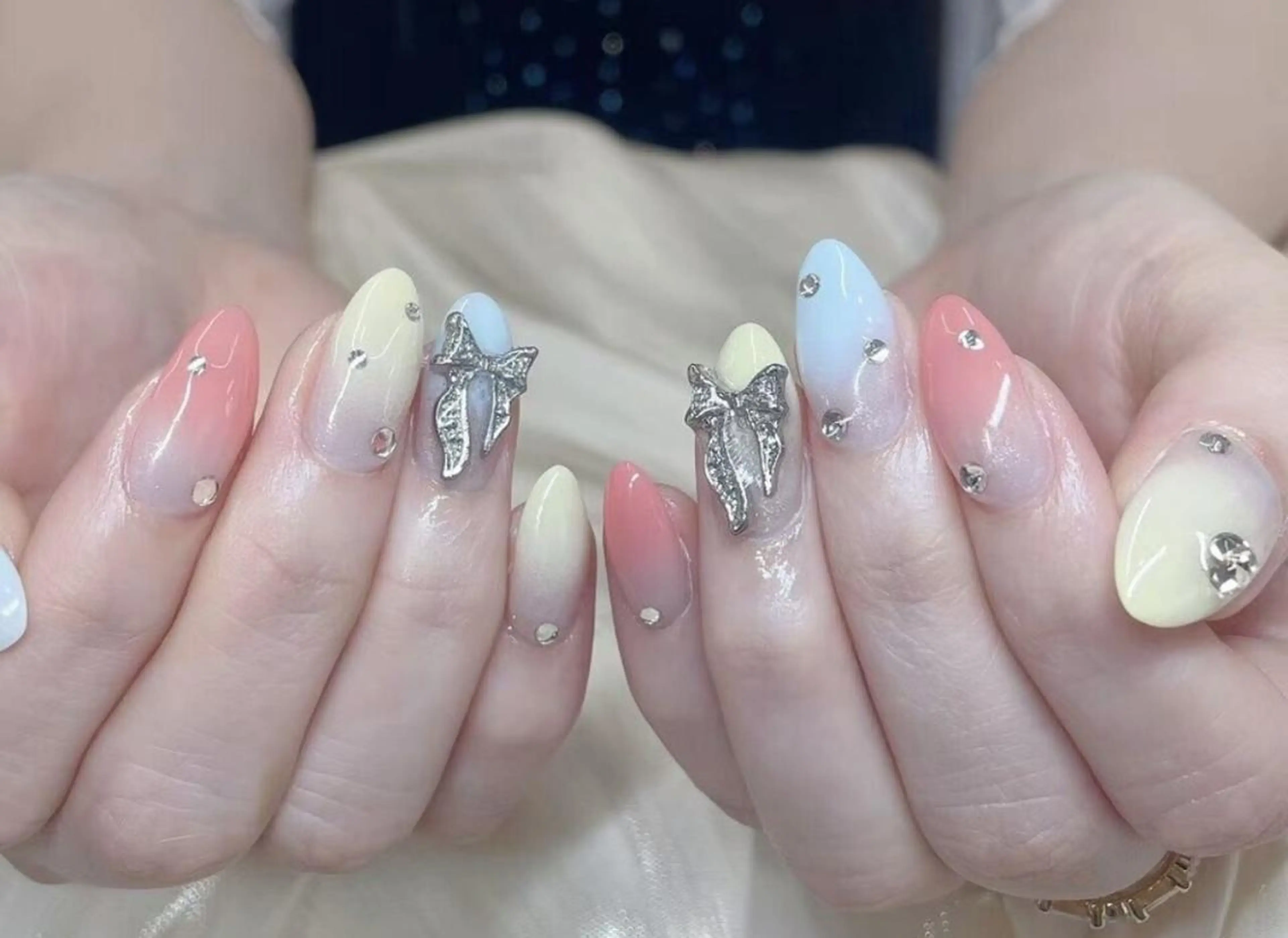 ネイル 🐳彩羽チップ 長さだし専門🐳のネイルデザイン