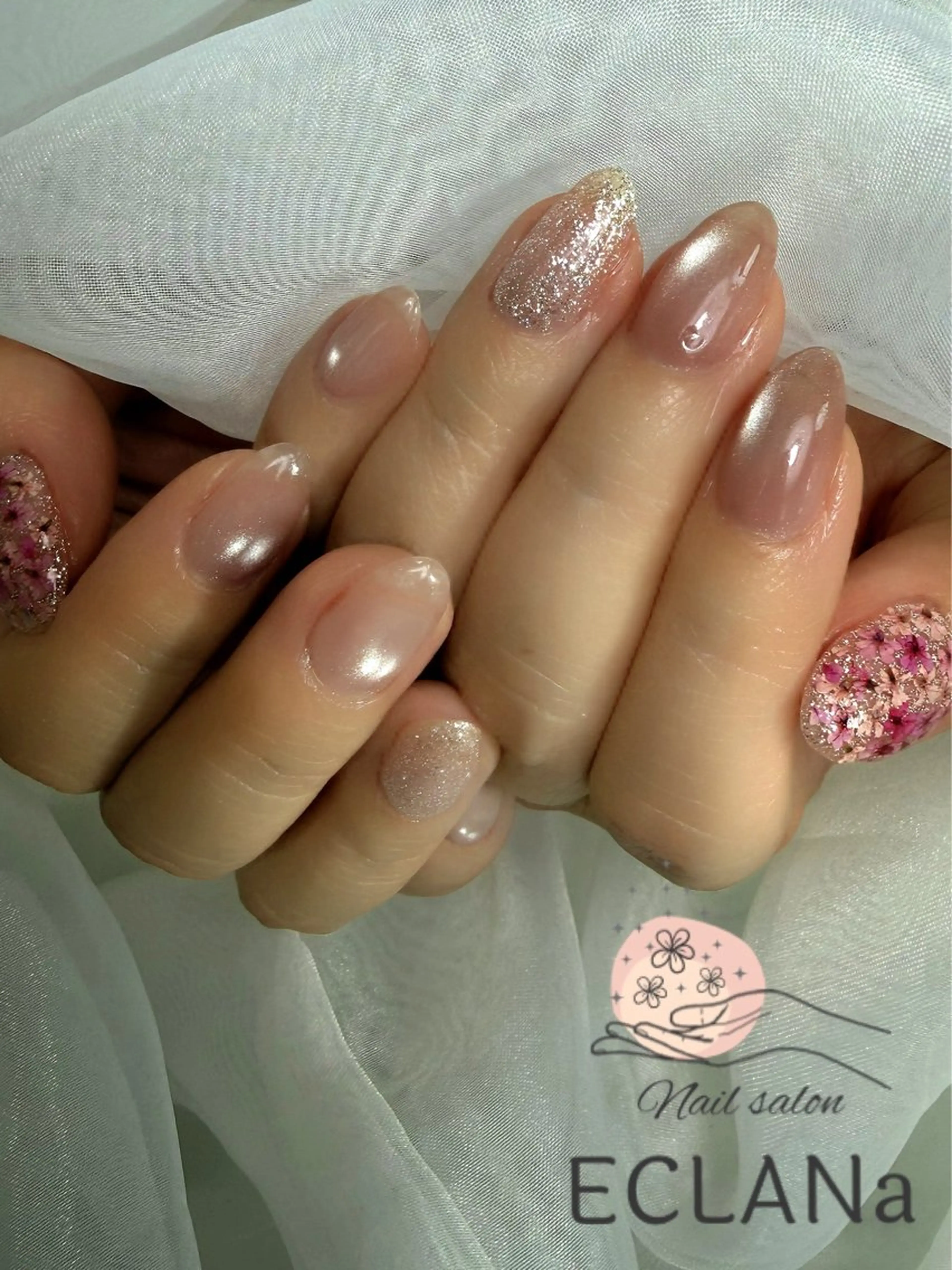 ネイル アートネイル ハンドネイル Nail salon ECLANaのネイルデザイン