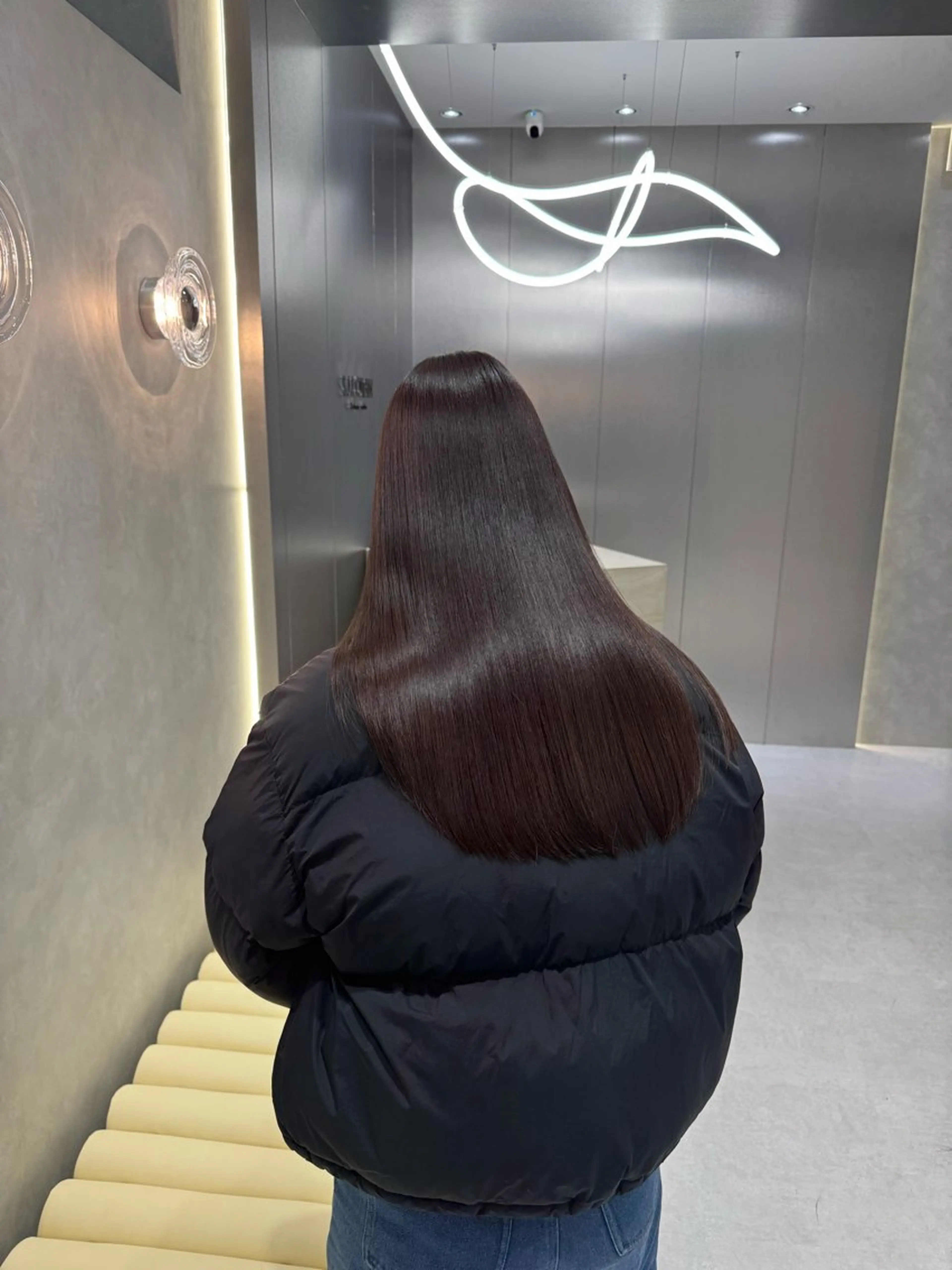 ロング 髪質改善 韓国風ヘア 縮毛矯正 SALOWIN east店6F所属・TAKUMI 【美髪特化】のヘアスタイル