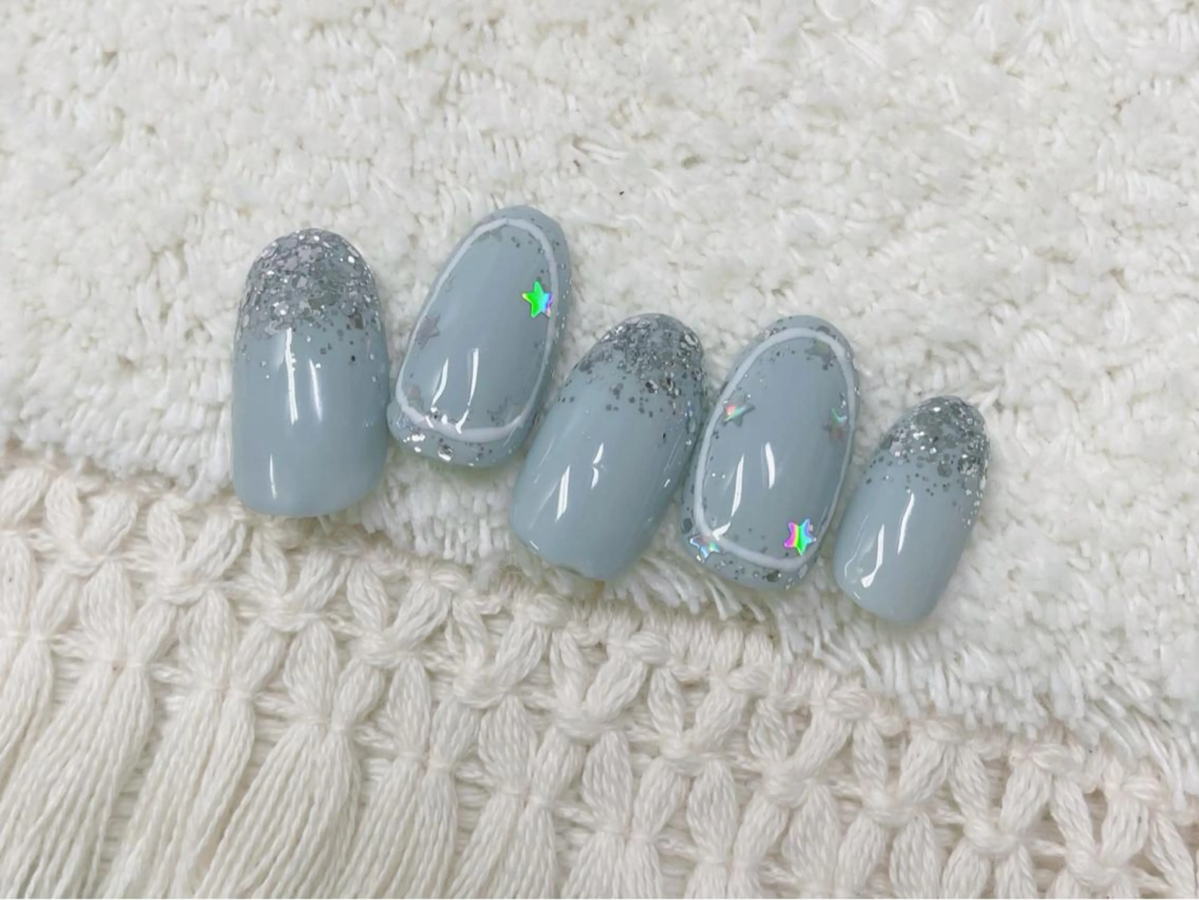 ネイル ハンドネイル ネイルPetit Ribbonのネイルデザイン