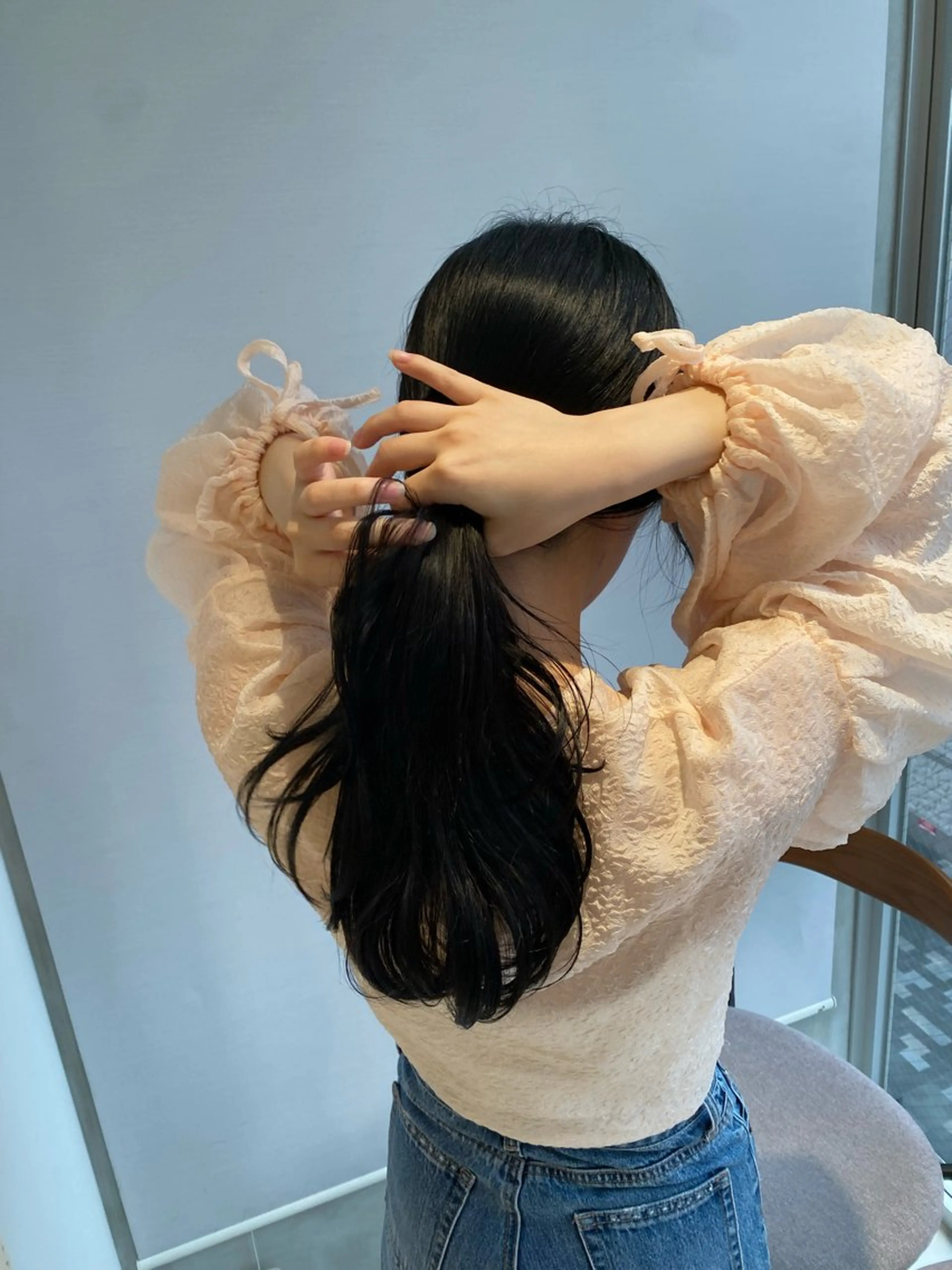 ロング カラー ヘアアレンジ まつ毛パーマ 🫧kaede🫧のマツエク・マツパデザイン