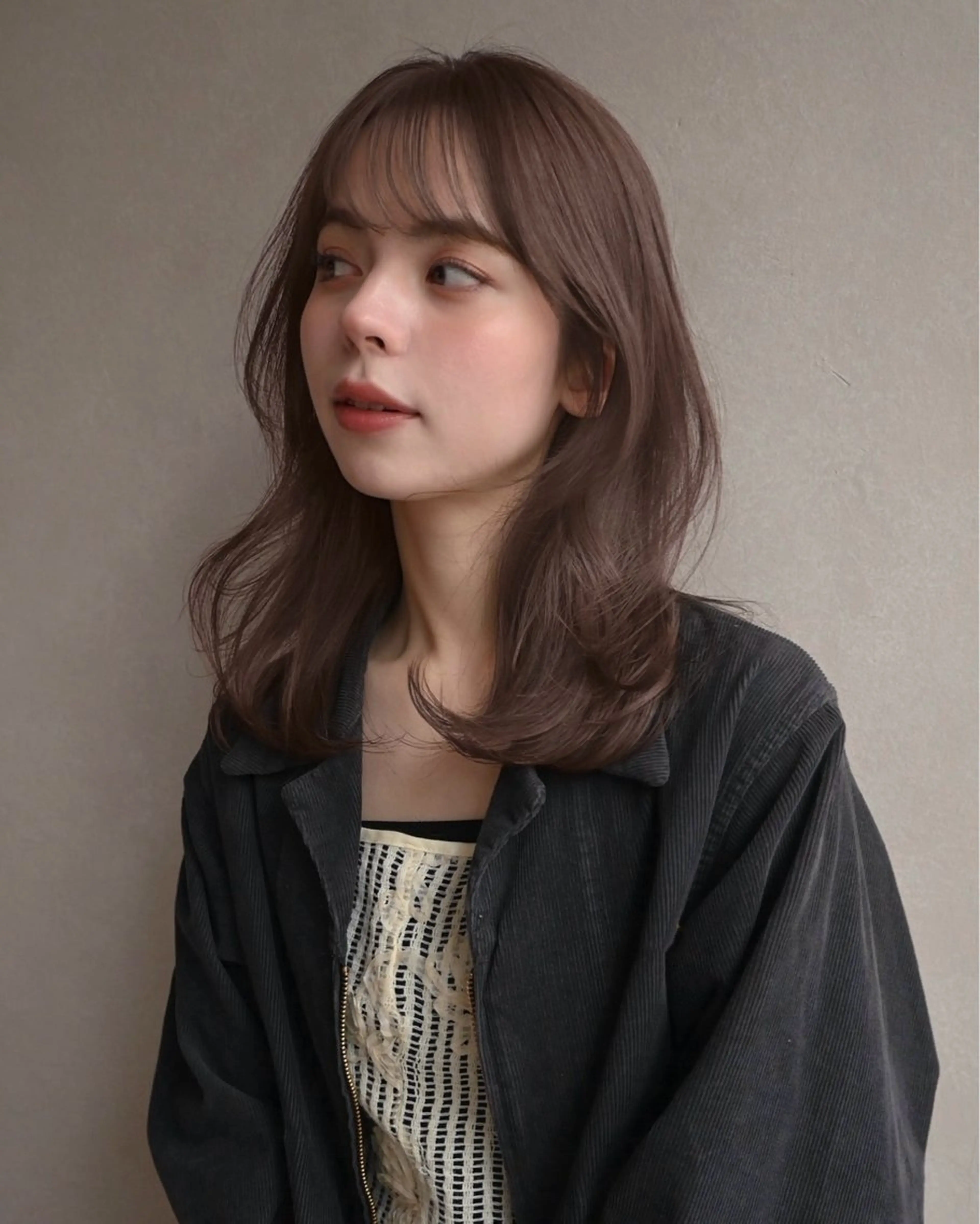 ミディアム カラー カット ヘアカラー トリートメント aya / カットカラーのヘアスタイル