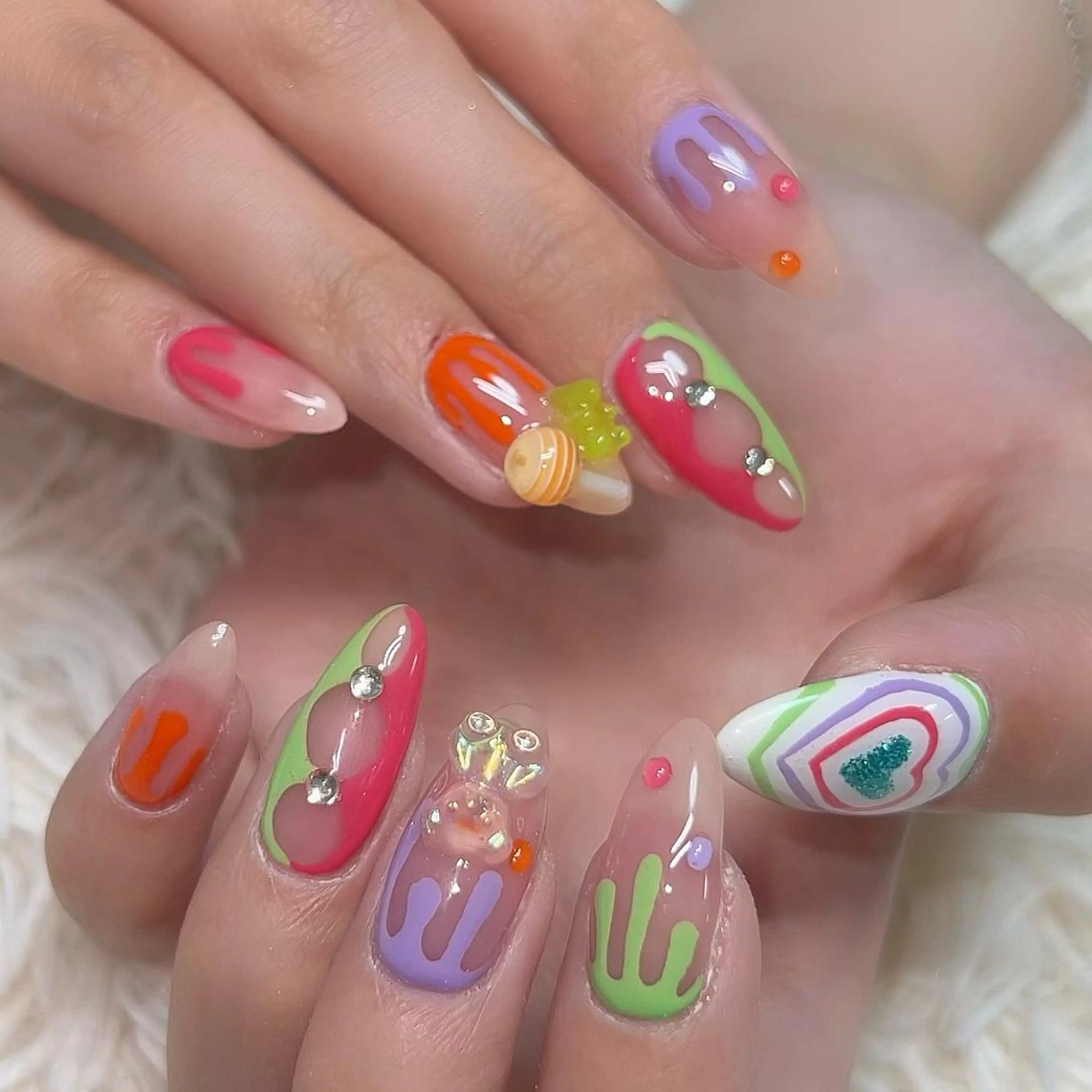 ネイル ハンドネイル 【Yappy🌈】 💖P-tanaのネイルデザイン