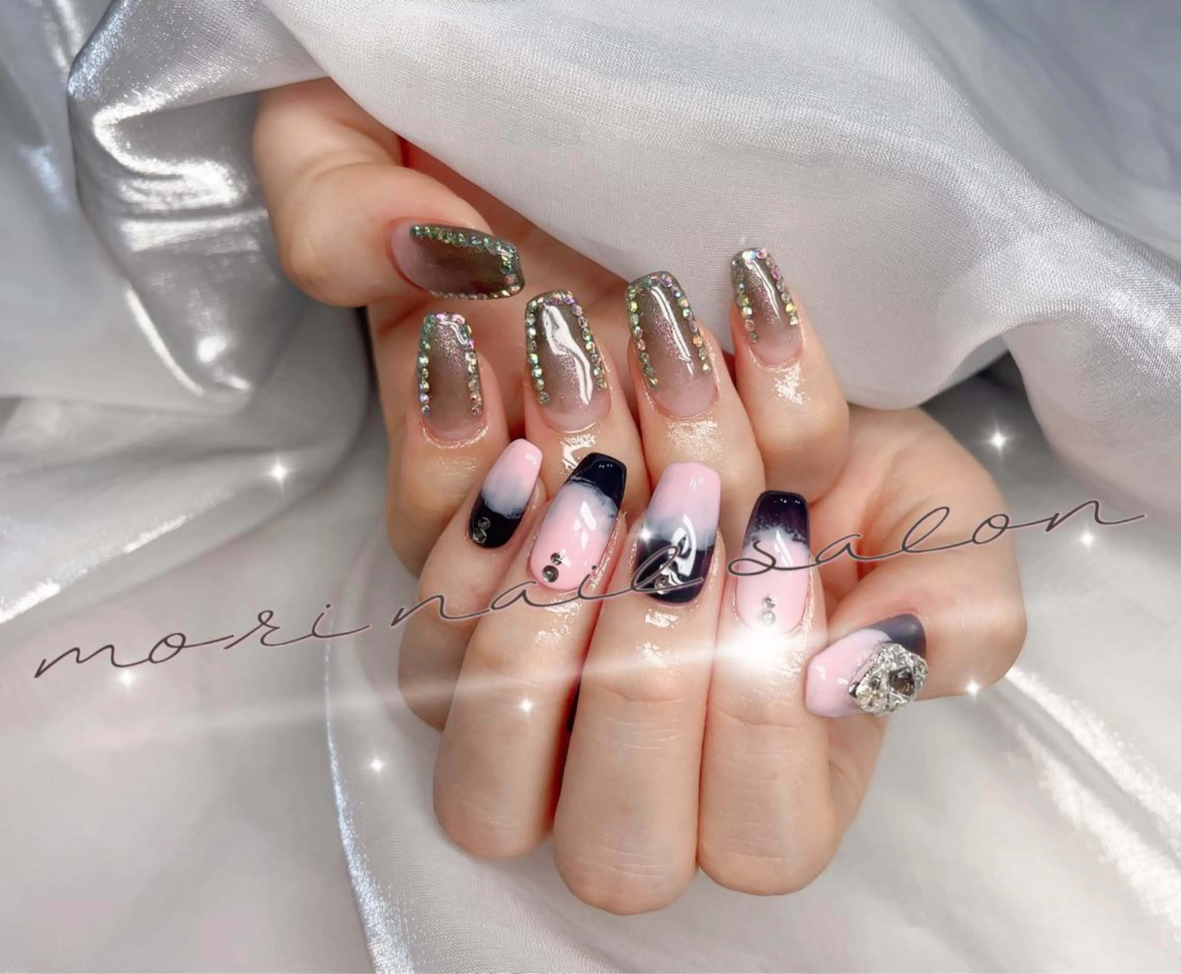 ネイル ハンドネイル 森 ネイルサロンのネイルデザイン