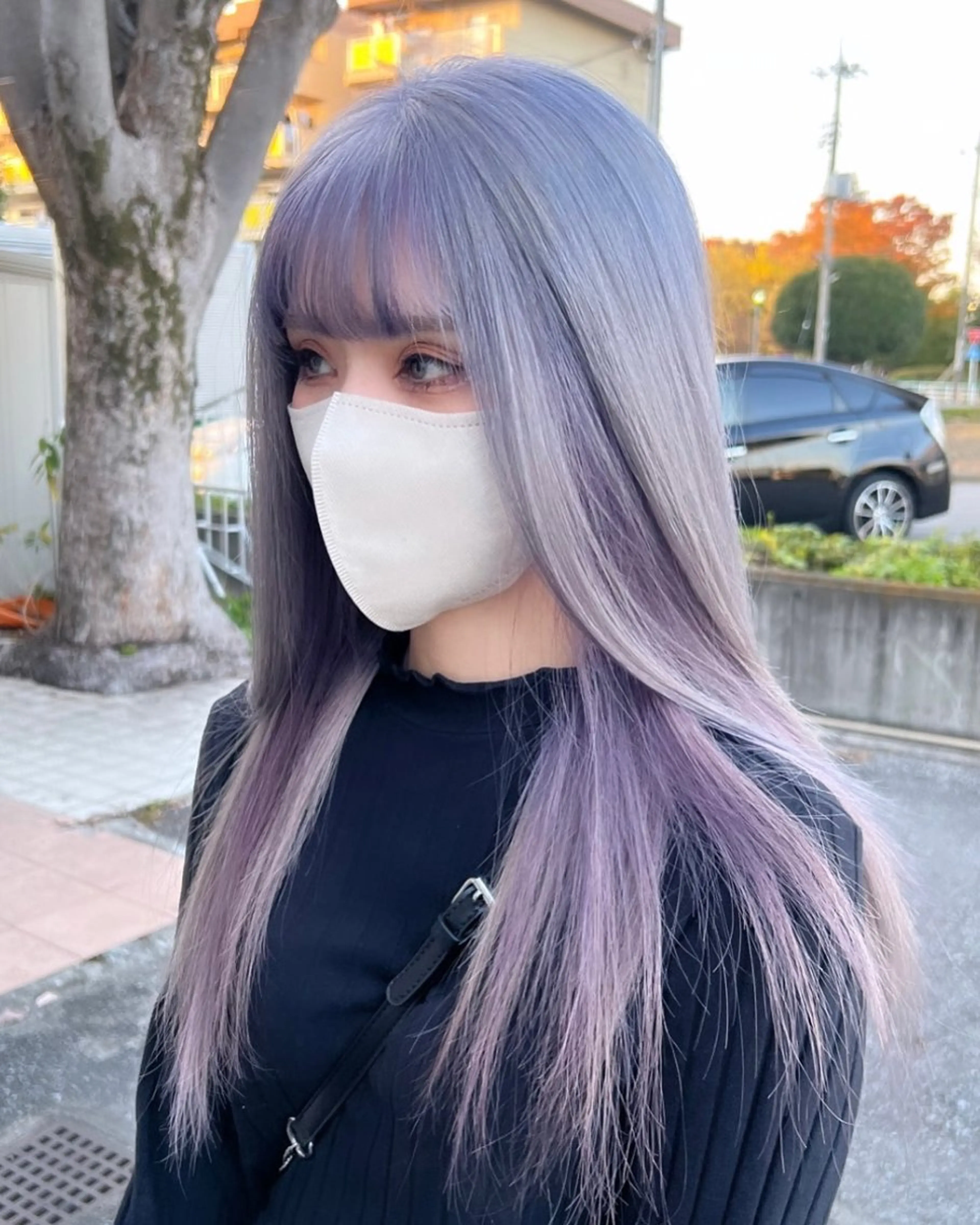 ロング カラー 只野 真衣のヘアスタイル