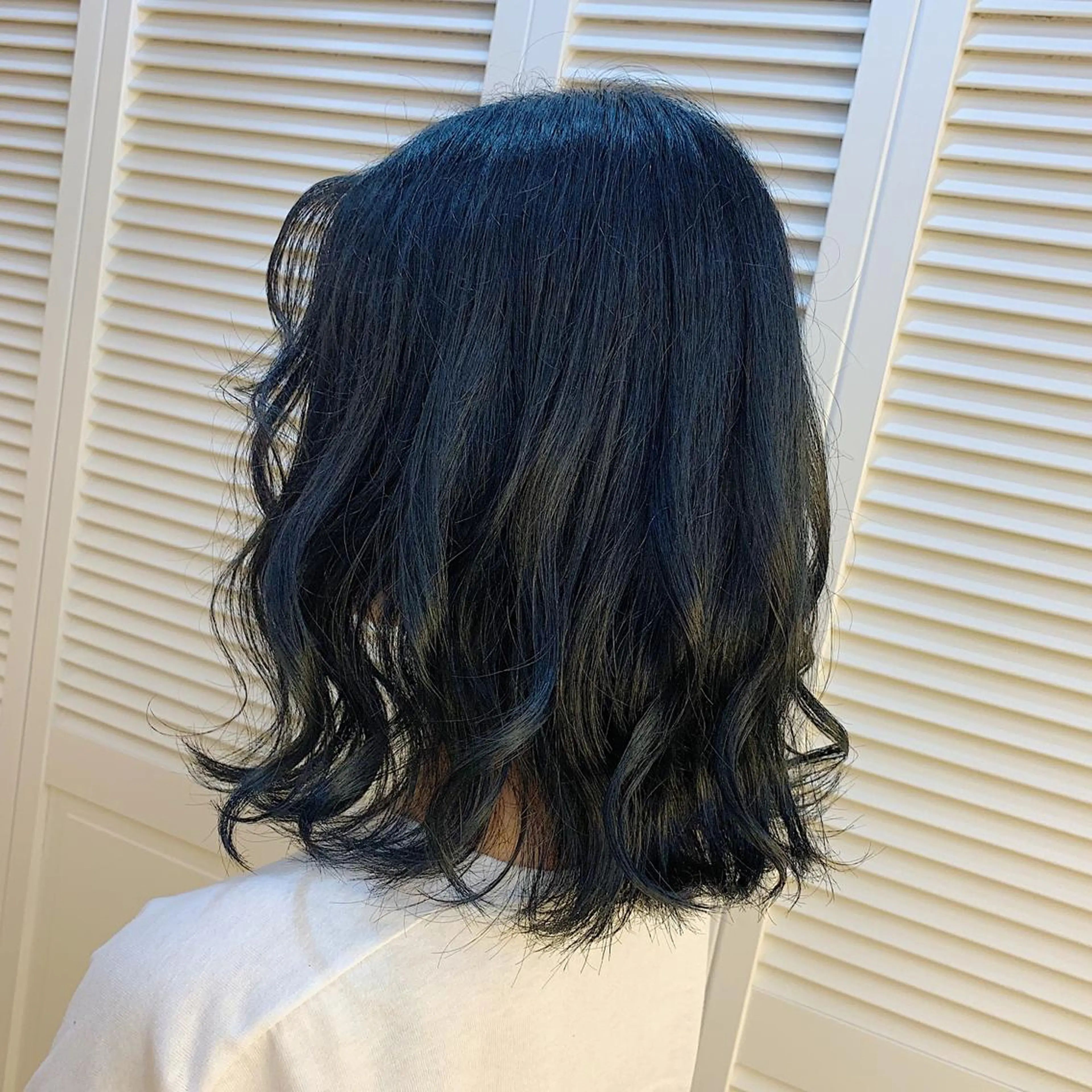 ミディアム カラー ネイビーカラー ヘアカラー GO TODAY SHAiRE SALON 町田店所属・🫧大森 知夏🫧のヘアスタイル