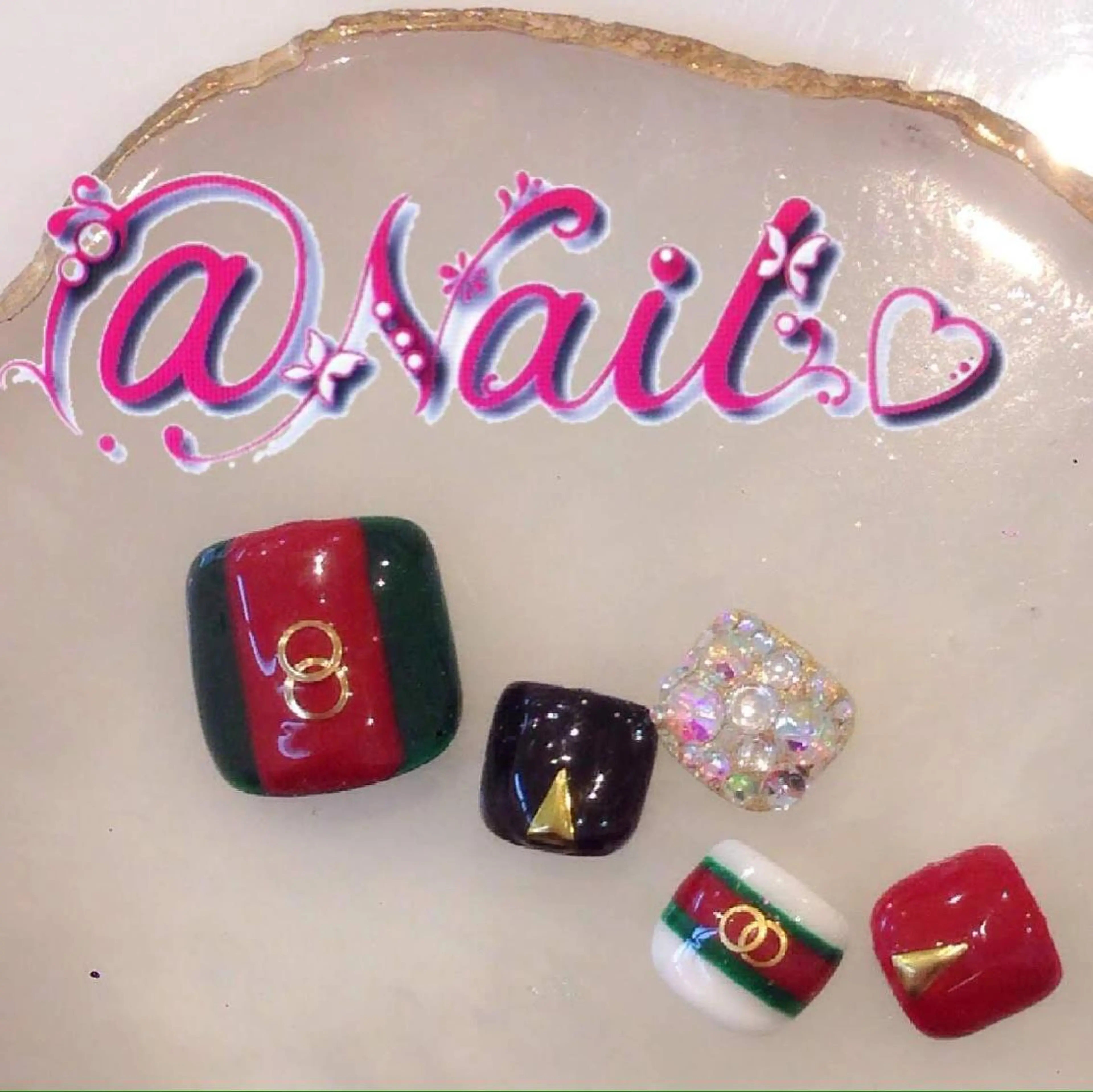 ネイル ネイルチップ 小尾 栞のネイルデザイン