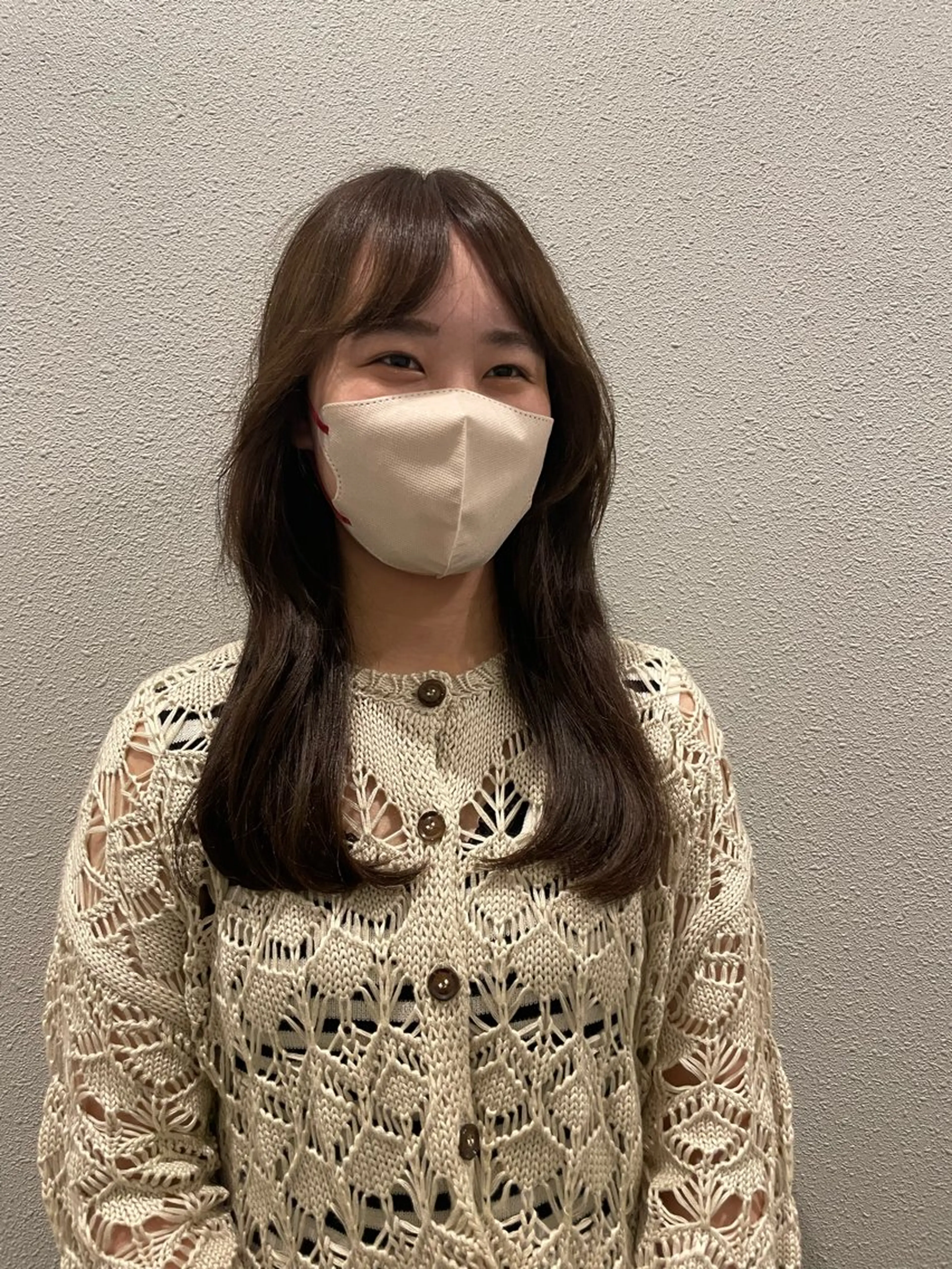 ロング カット 縮毛矯正 トリートメント 💖ボブ/髪質改善 顔周りレイヤー/ユイのヘアスタイル