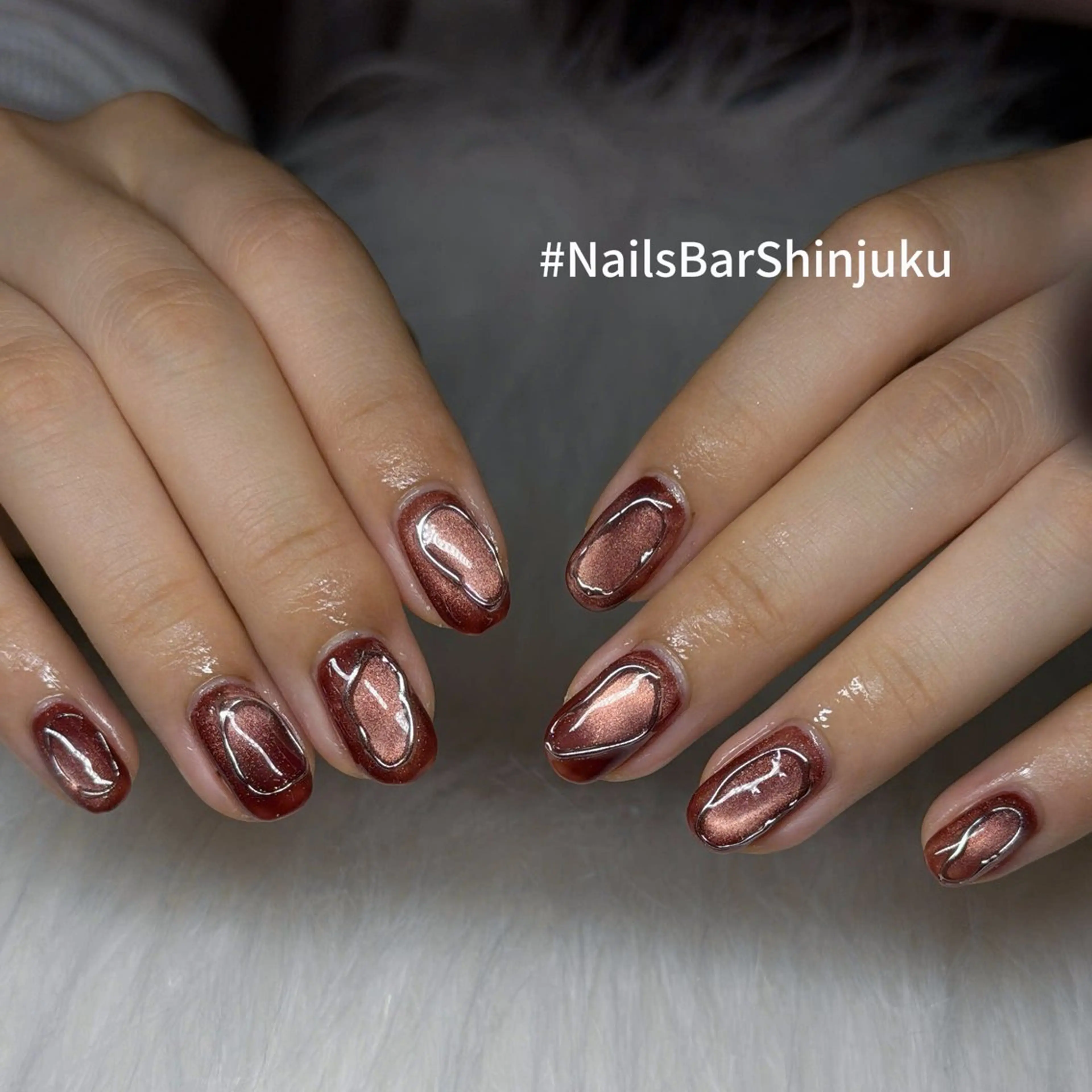 ネイル 長さ出し フレンチネイル ジェルネイル 韓国ネイル ロングネイル NAILS BAR SHINJUKUのネイルデザイン