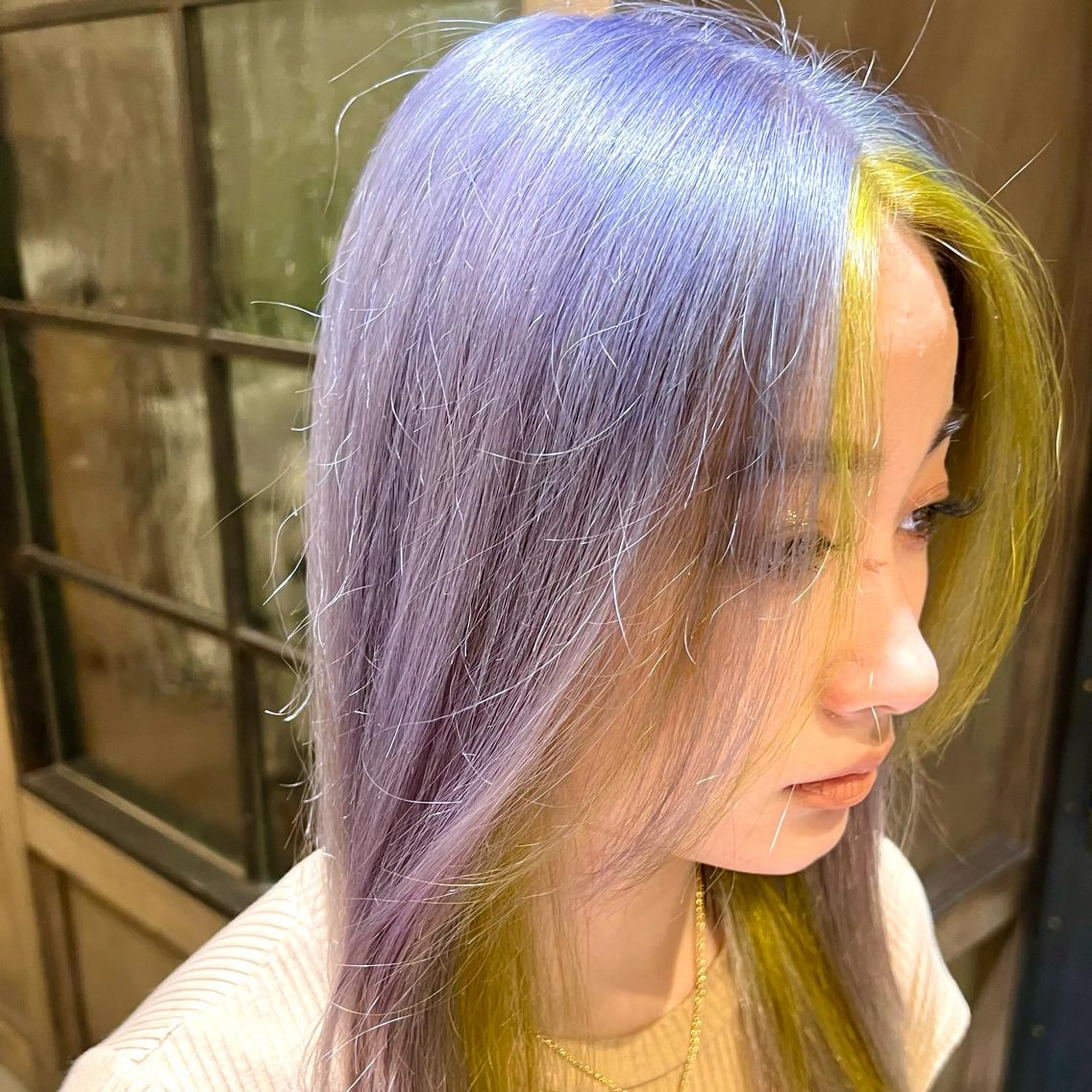 ミディアム カラー デザインカラー カット ヘアカラー 小笠原 悠斗のヘアスタイル