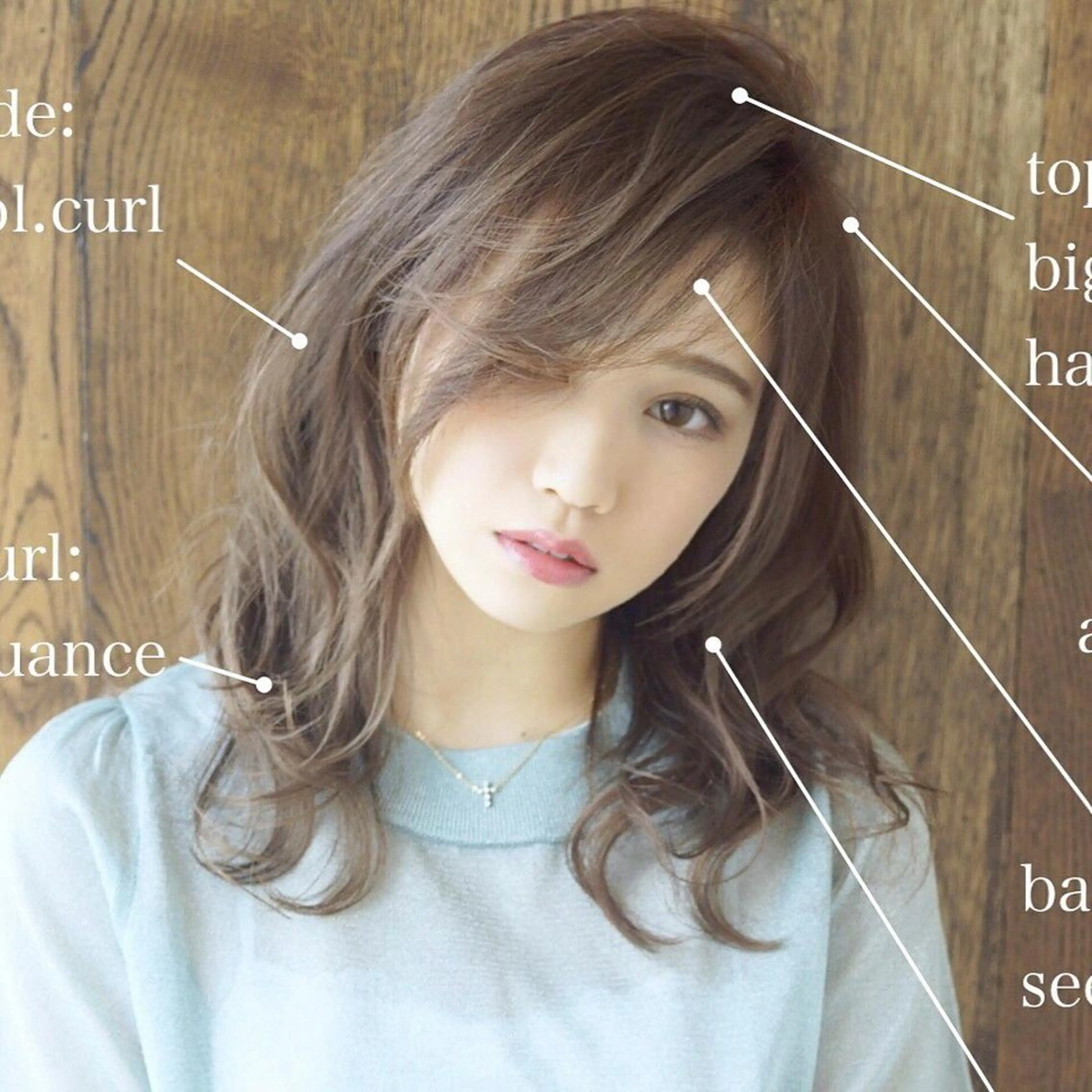 セミロング カラー グレージュ ミルクティーグレージュ ✨️美髪矯正×似合わ せ艶カラー✨藤田透のヘアスタイル