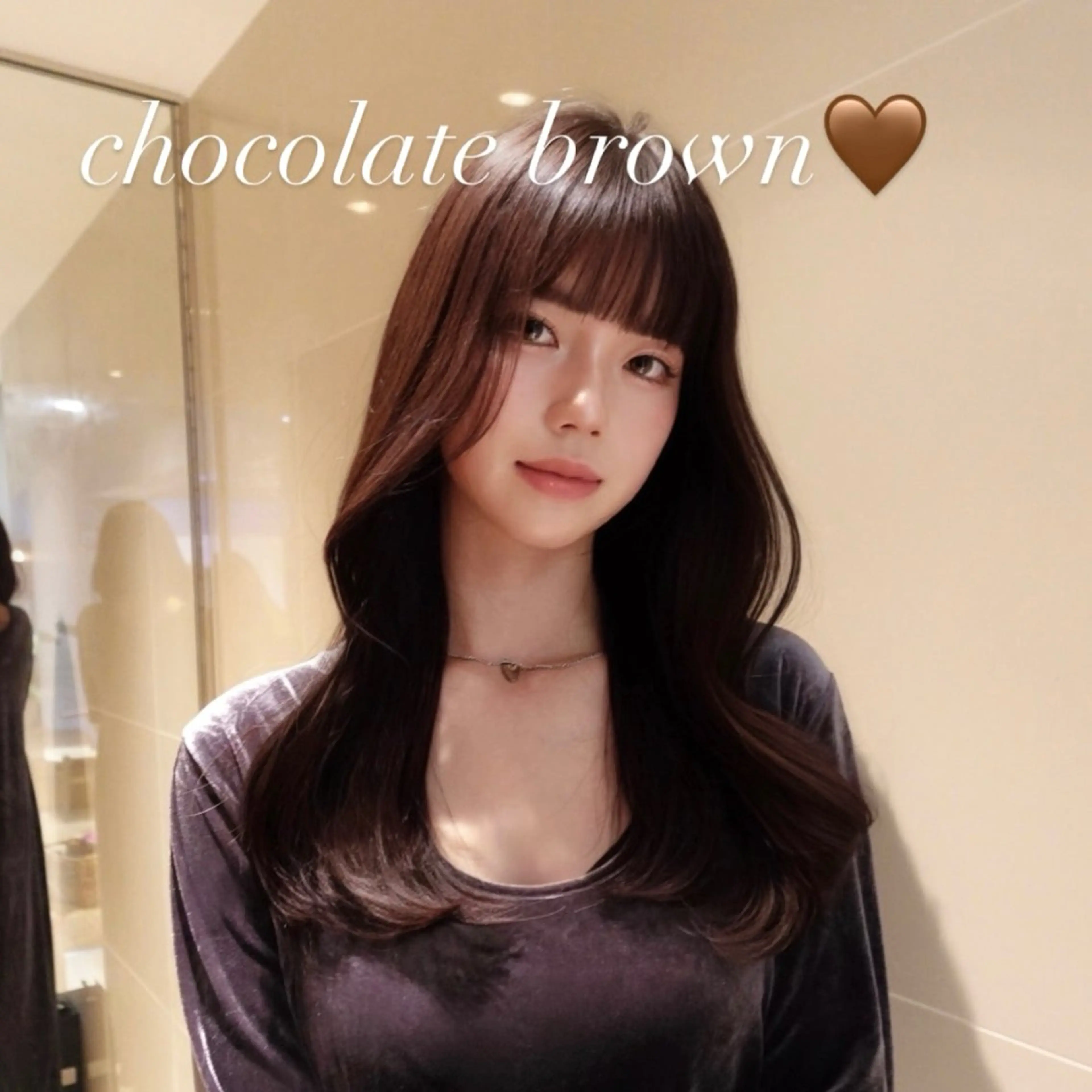 セミロング レイヤーカット ヘアカラー トリートメント jeno by apish所属・ボブカット/艶 モテカラー🎀rioのヘアスタイル