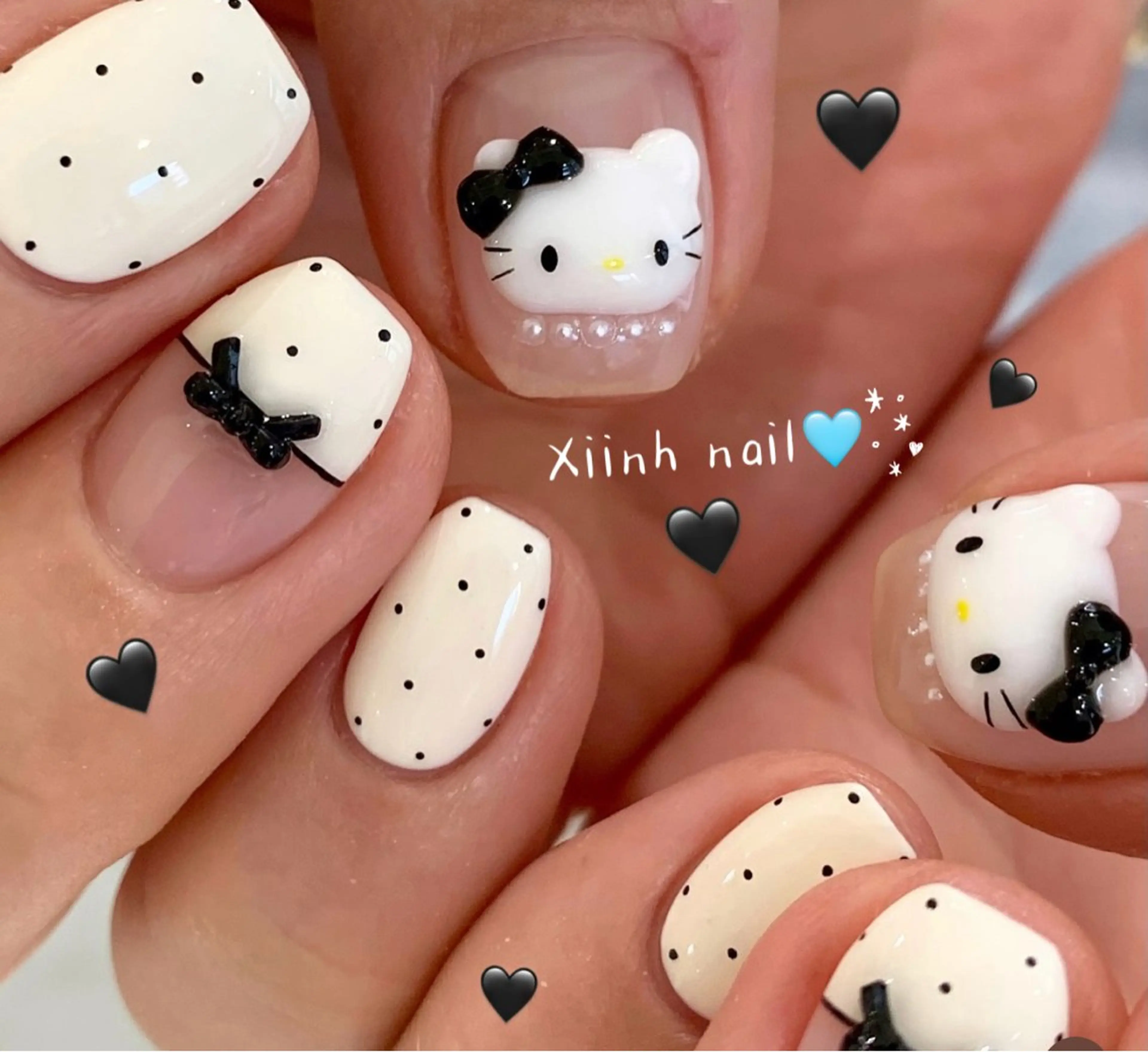 ネイル チークネイル 桜ネイル 長さ出し フットネイル ジェルネイル ハンドネイル XIINH NAIL SALONのネイルデザイン