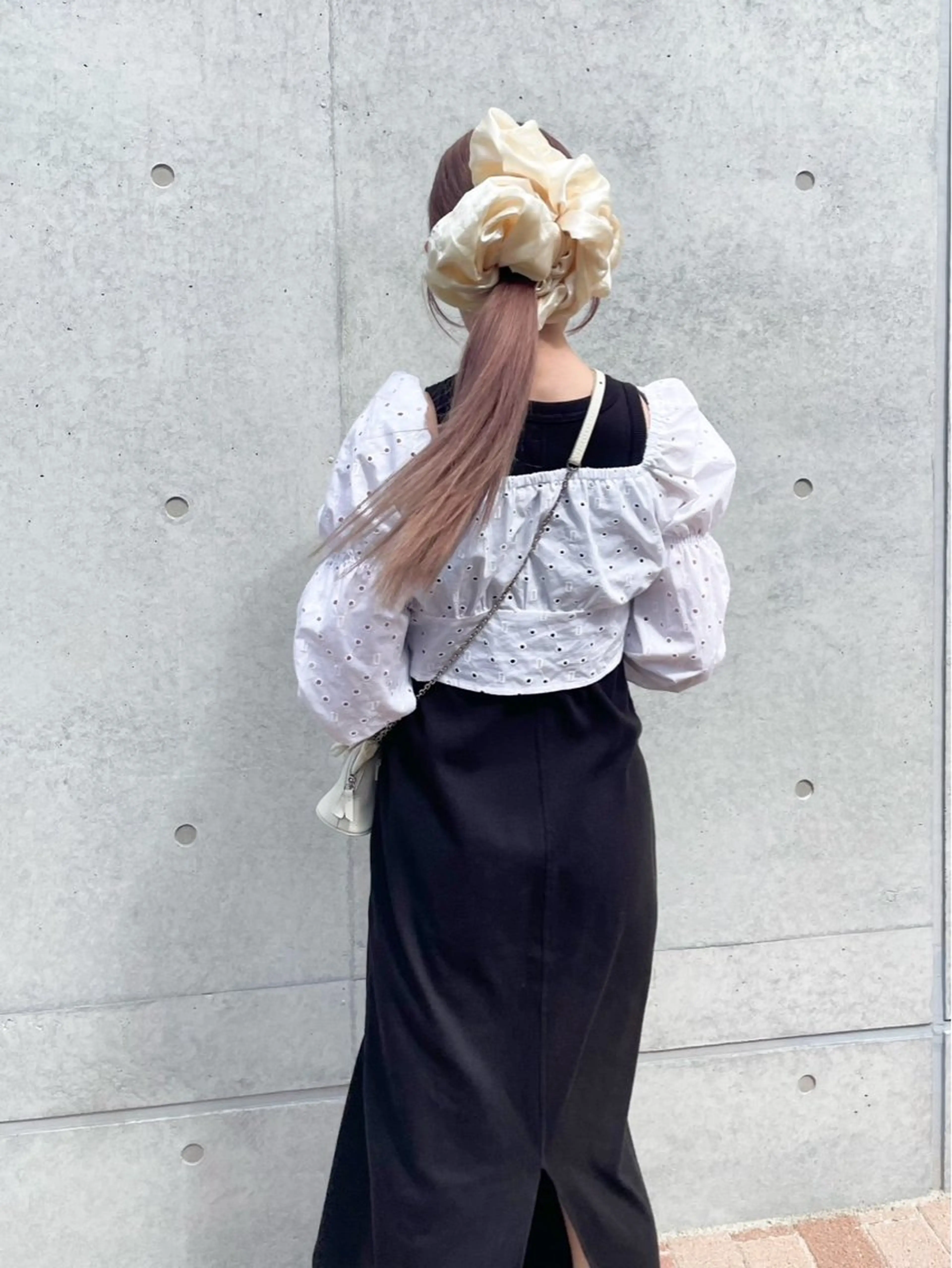 ロング カラー ヘアカラー トリートメント ブリーチ/アレンジ 天満/chihiroのヘアスタイル