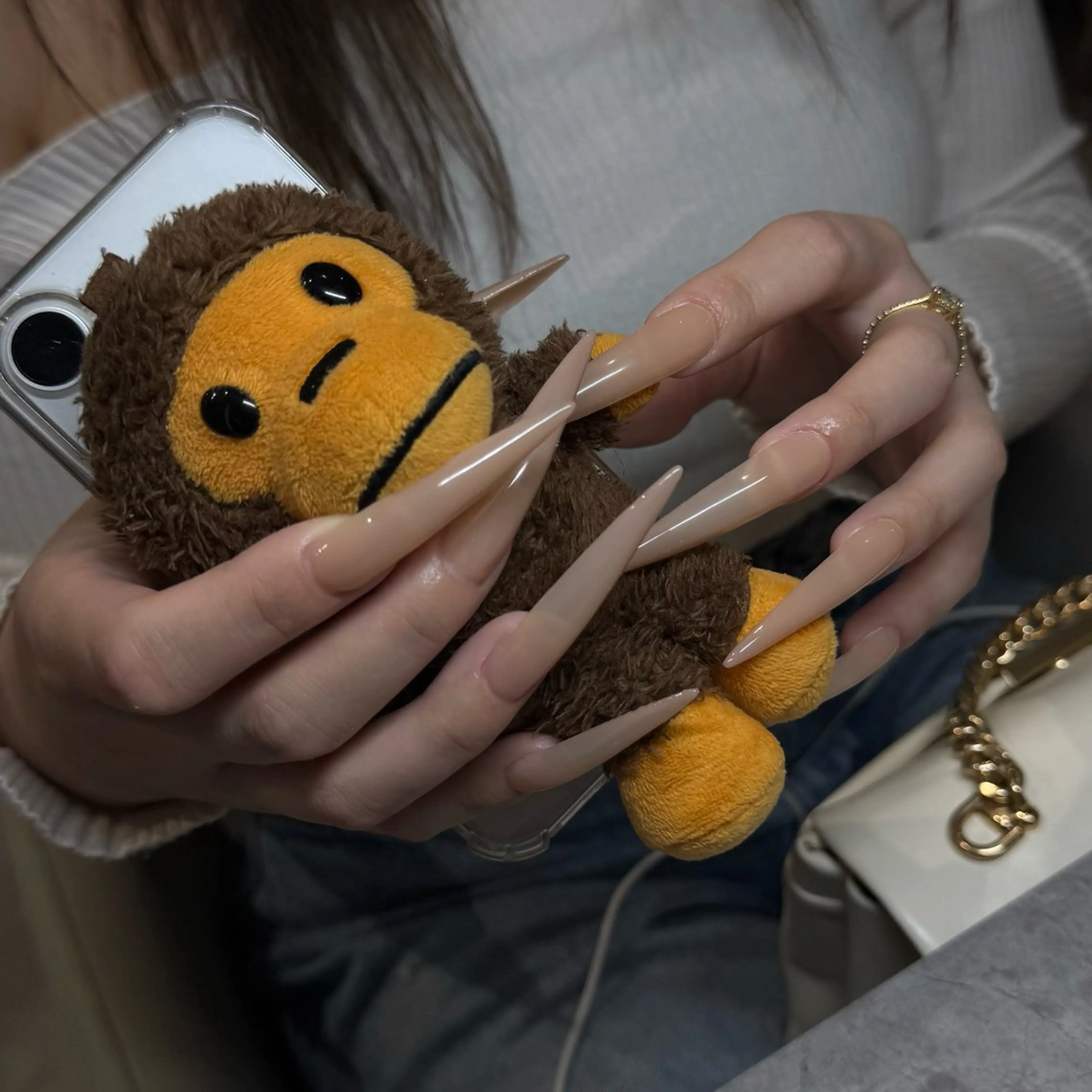 ネイル ロングネイル ハンドネイル IROHA NAIL 北村菜帆のネイルデザイン