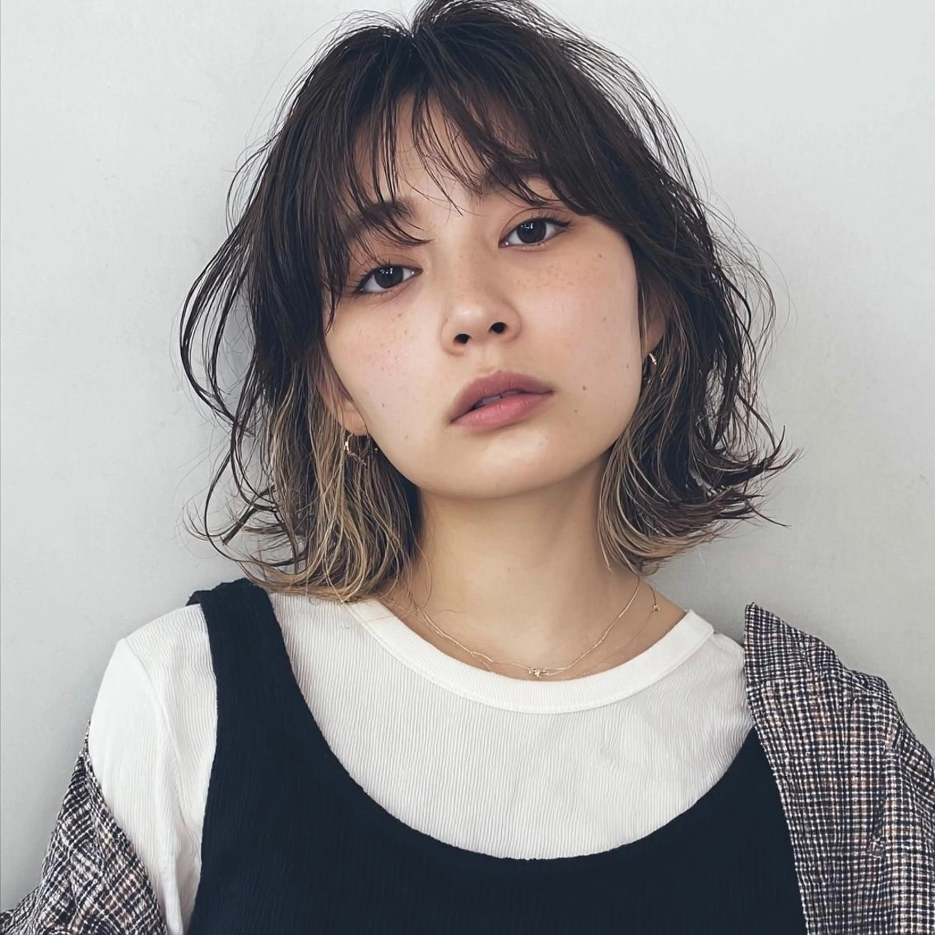 カラー ブリーチなし透明感 カラー✨山仲絢圭のヘアスタイル