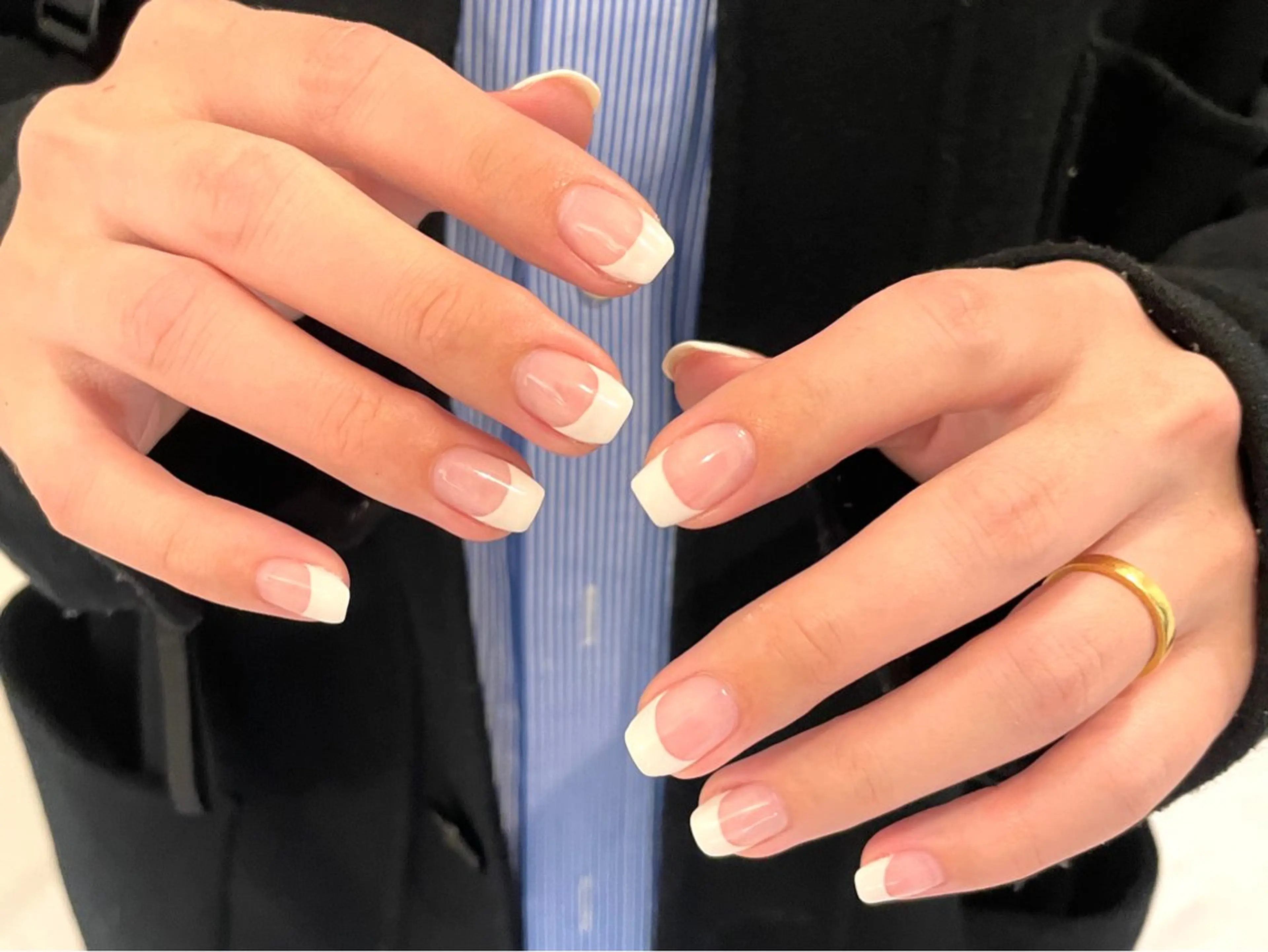 ネイル フレンチネイル HENECY🎀 Rinのネイルデザイン