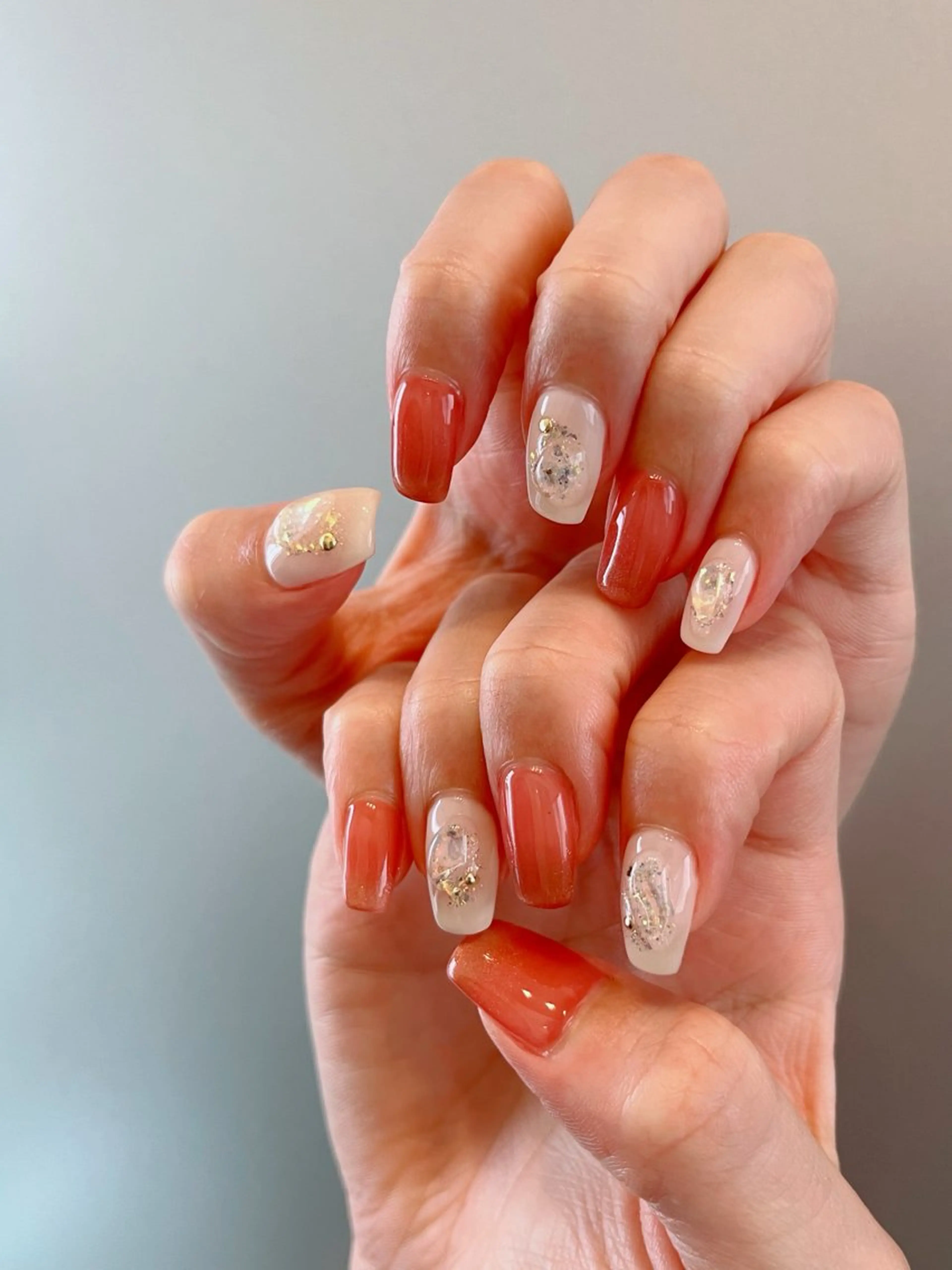 ネイル シンプルネイル ハンドネイル ruirui.naildesign所属・RUI ☆のネイルデザイン