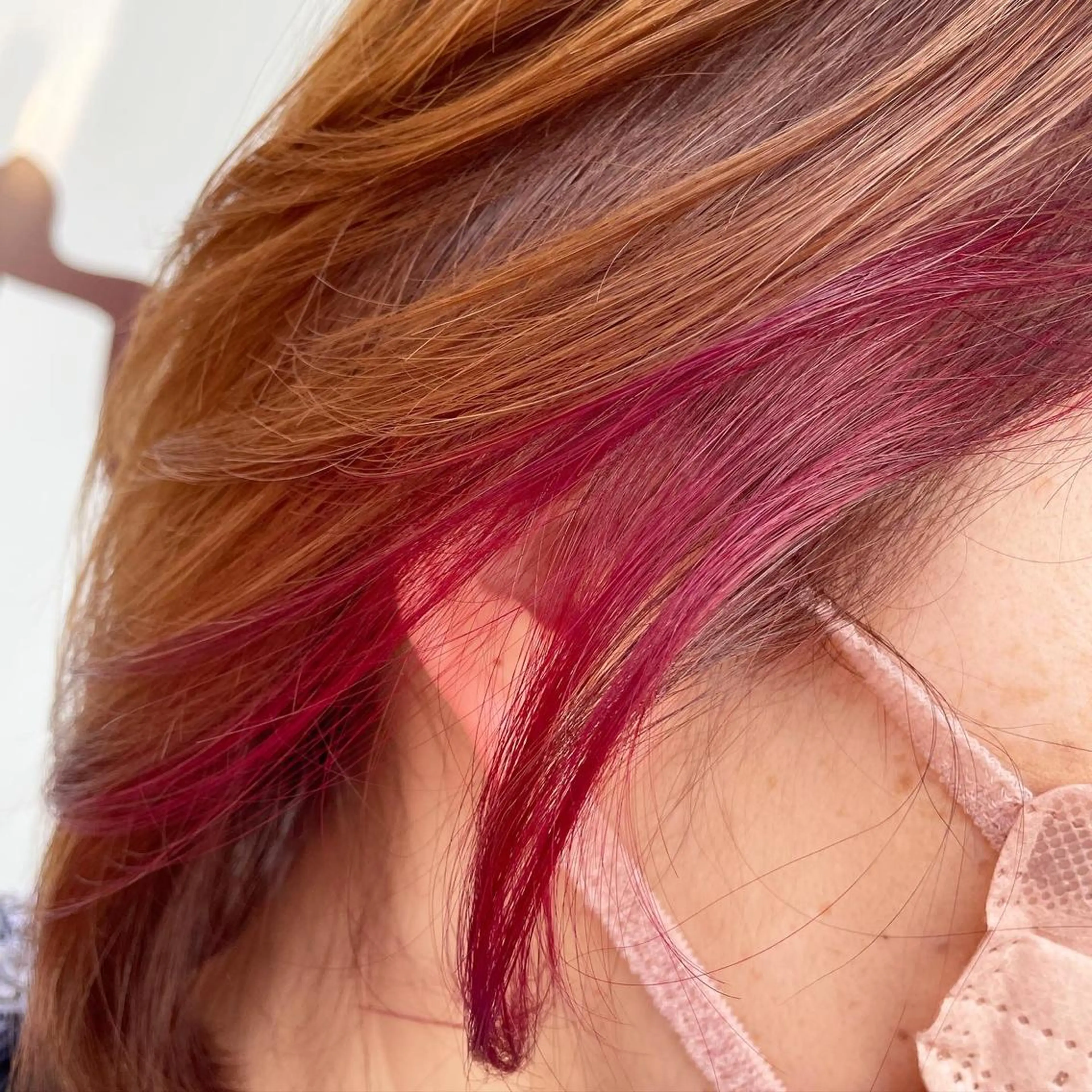 ショート カラー ピンクカラー ヘアカラー トリートメント LOG/所属・なりたいを叶えます！ 出口 紗依のヘアスタイル