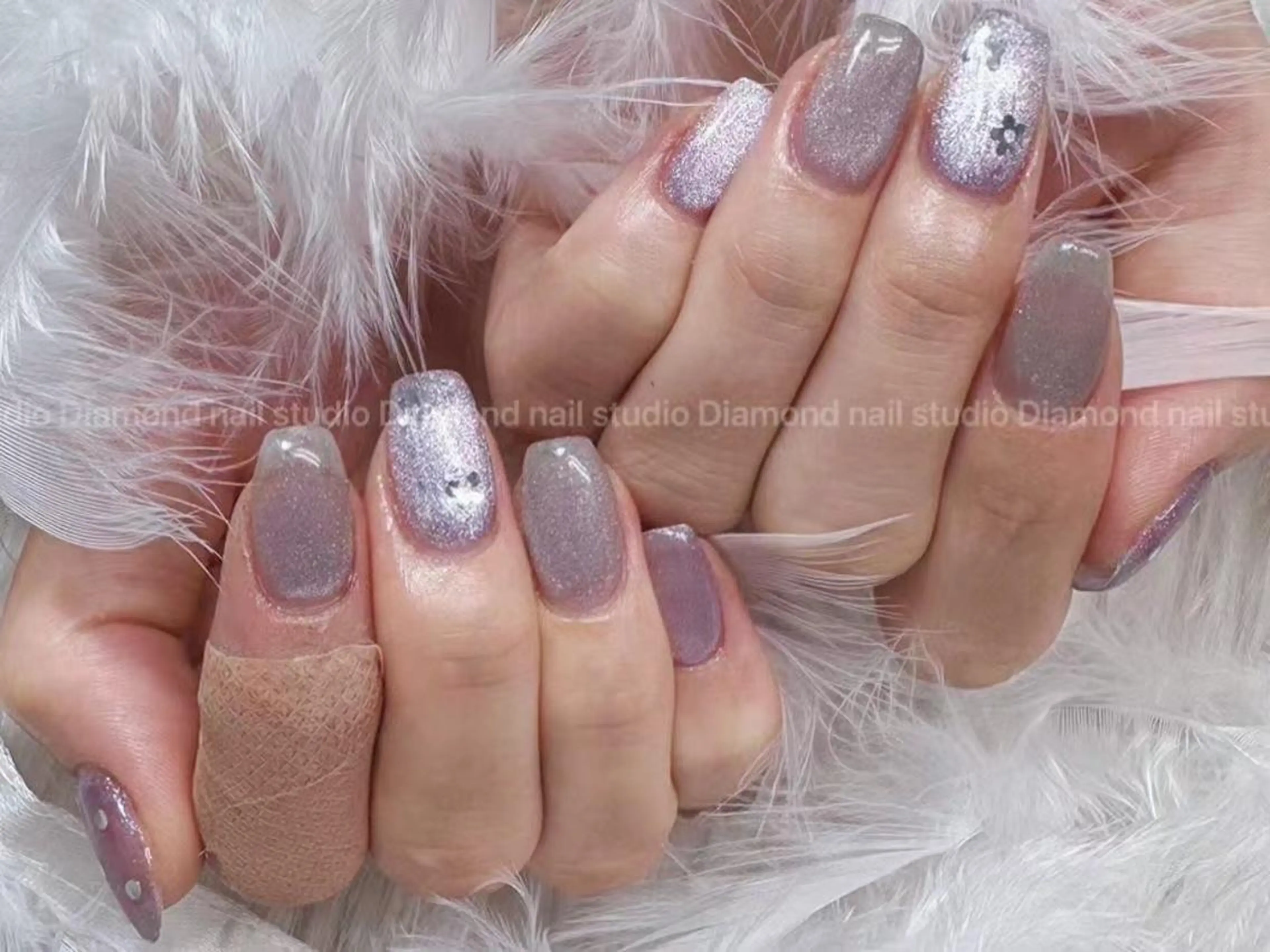 ネイル ハンドネイル ハンドケア Diamond 🚢のネイルデザイン
