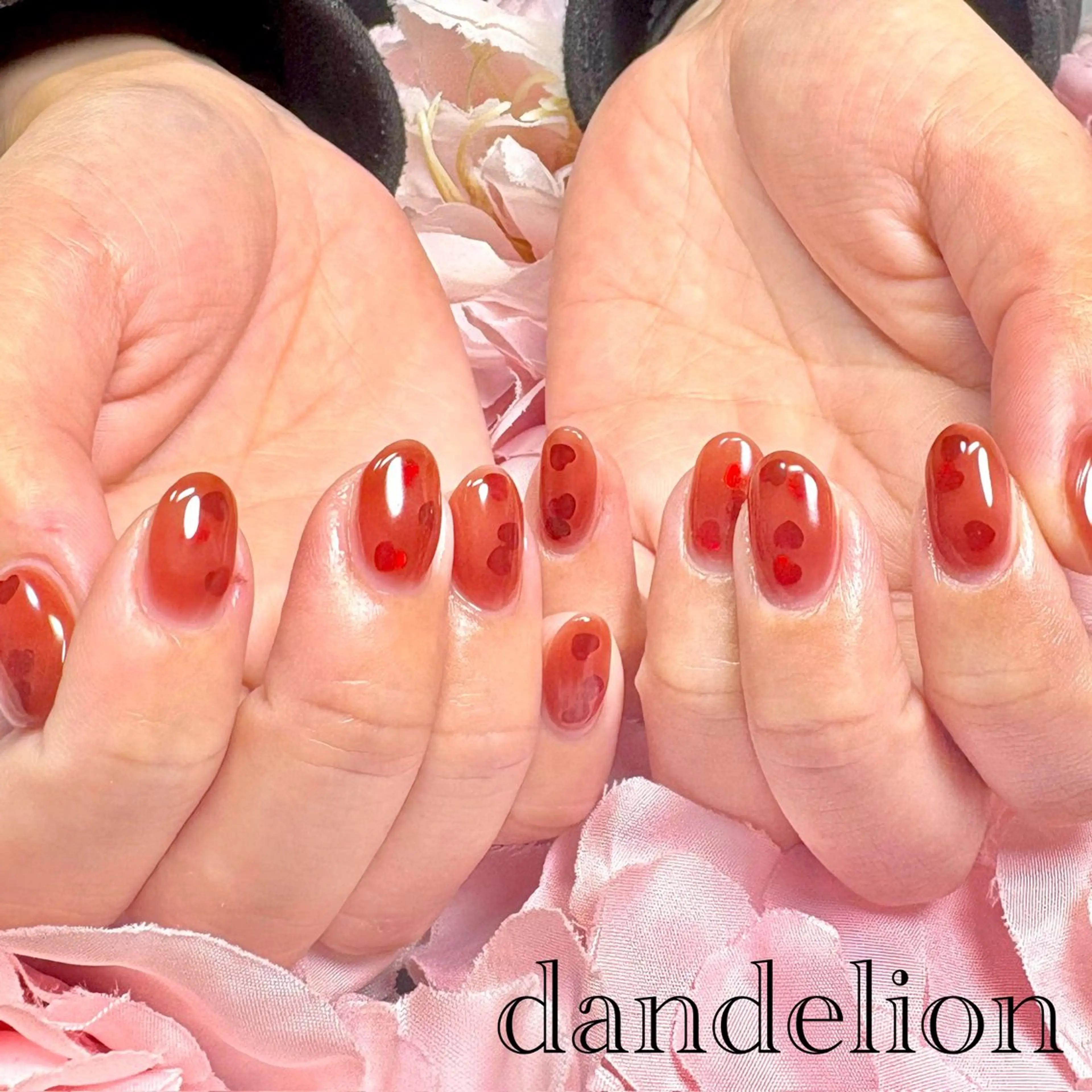 ネイル ハンドネイル ハンドケア dandelion ダンデライオンのネイルデザイン