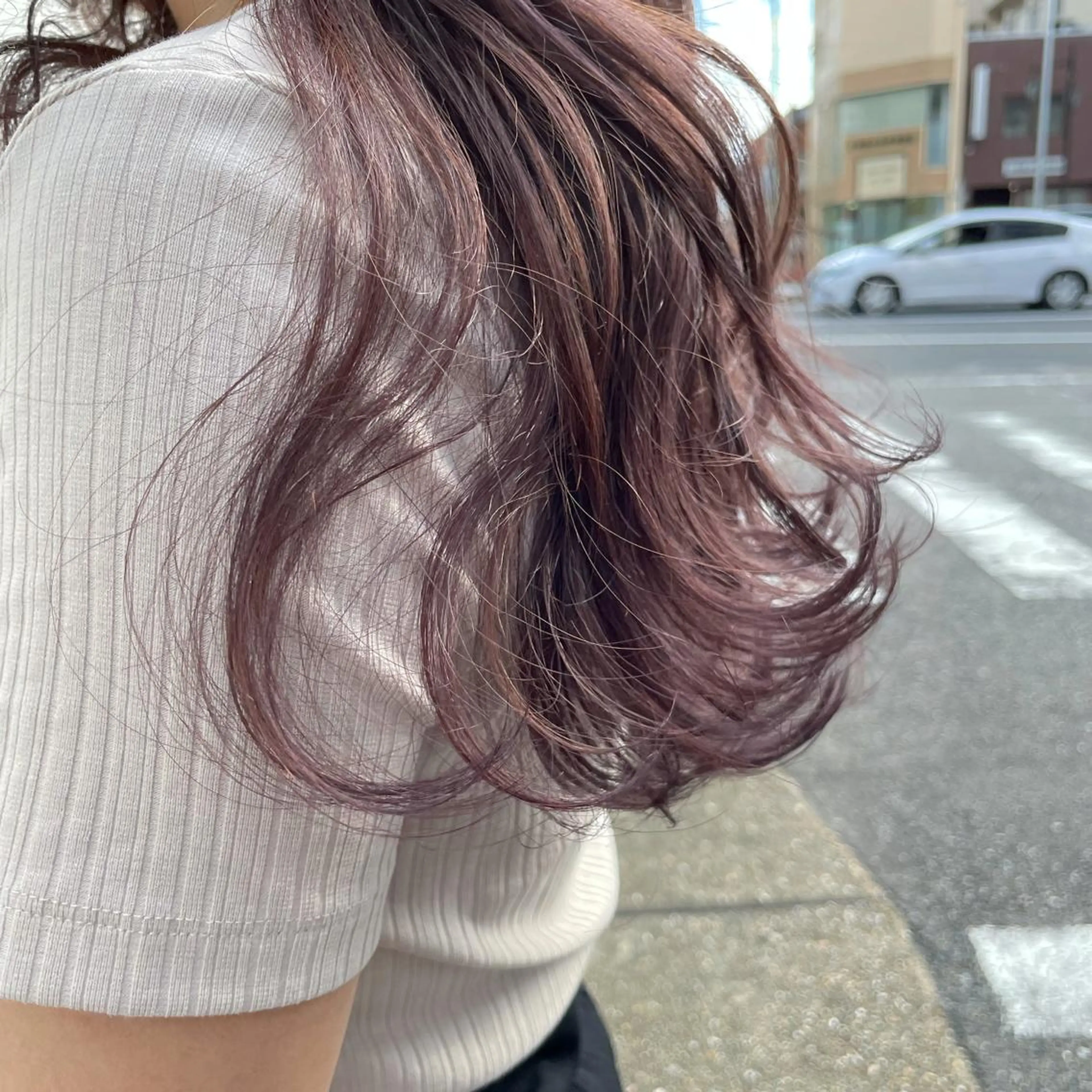 ロング カラー ヘアカラー トリートメント 高橋 みく/ minim 暖色のヘアスタイル