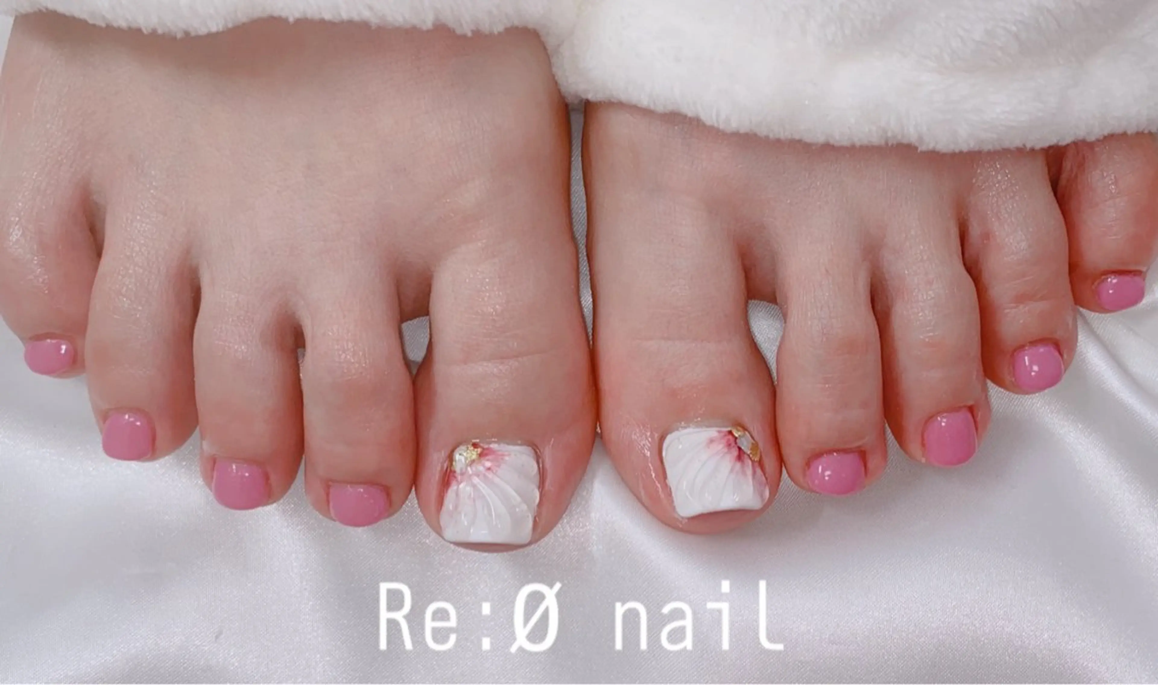 ネイル フットネイル Re:Ø nail 🩵TSUJIのネイルデザイン